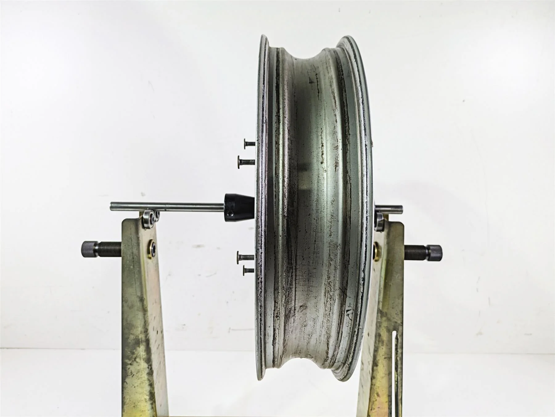 2009 BMW R1200RT K26 17x3.5 Front Wheel Rim - Runout 36317696159 - Image 3