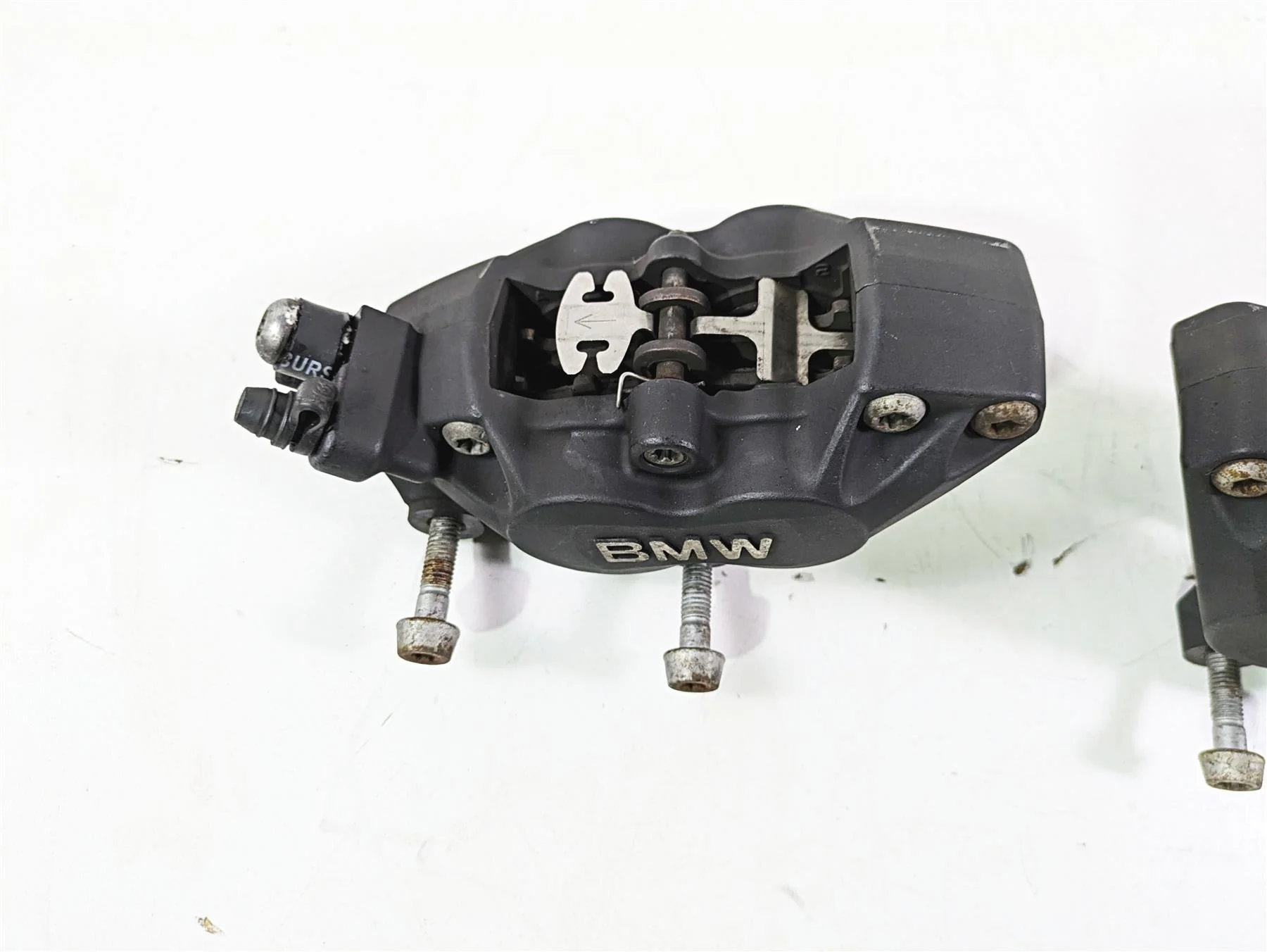 2009 BMW R1200RT K26 Brembo Front Brake Caliper Set 34117711438 34117711439 - Image 7