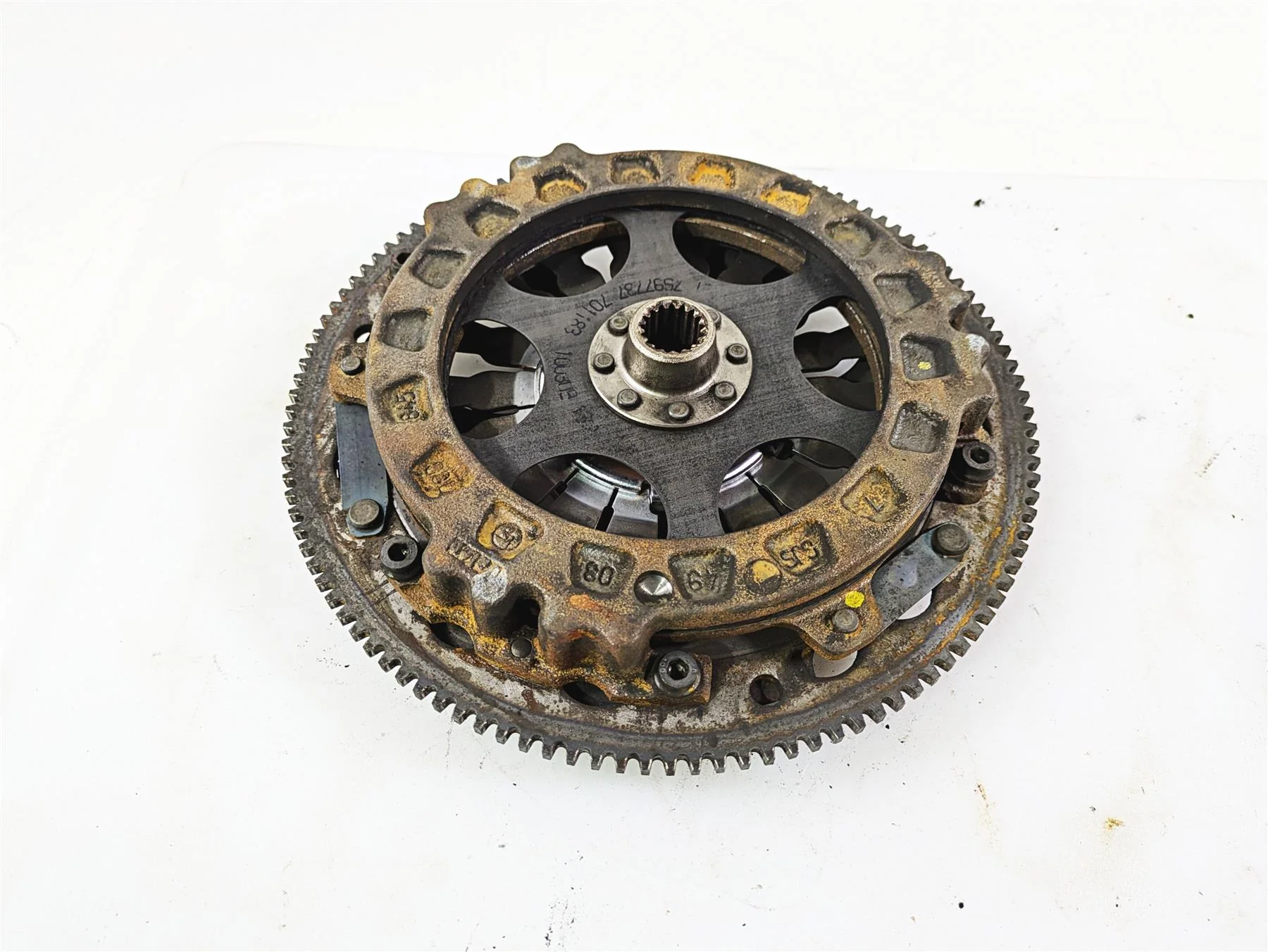 2009 BMW R1200RT K26 Clutch Pressure Plate Friction Disc Set 21217697737 - Image 2
