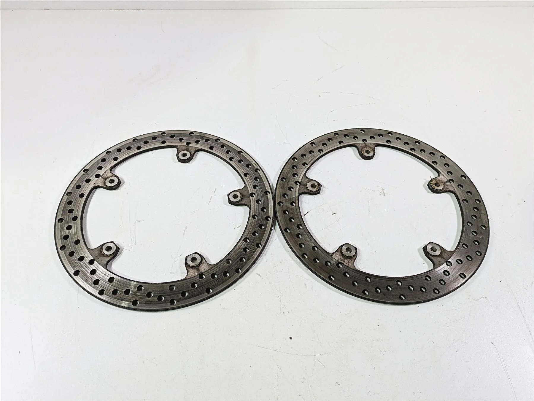 2009 BMW R1200RT K26 Front Brembo Brake Discs Rotors D=320mm 34117711428 - Image 8