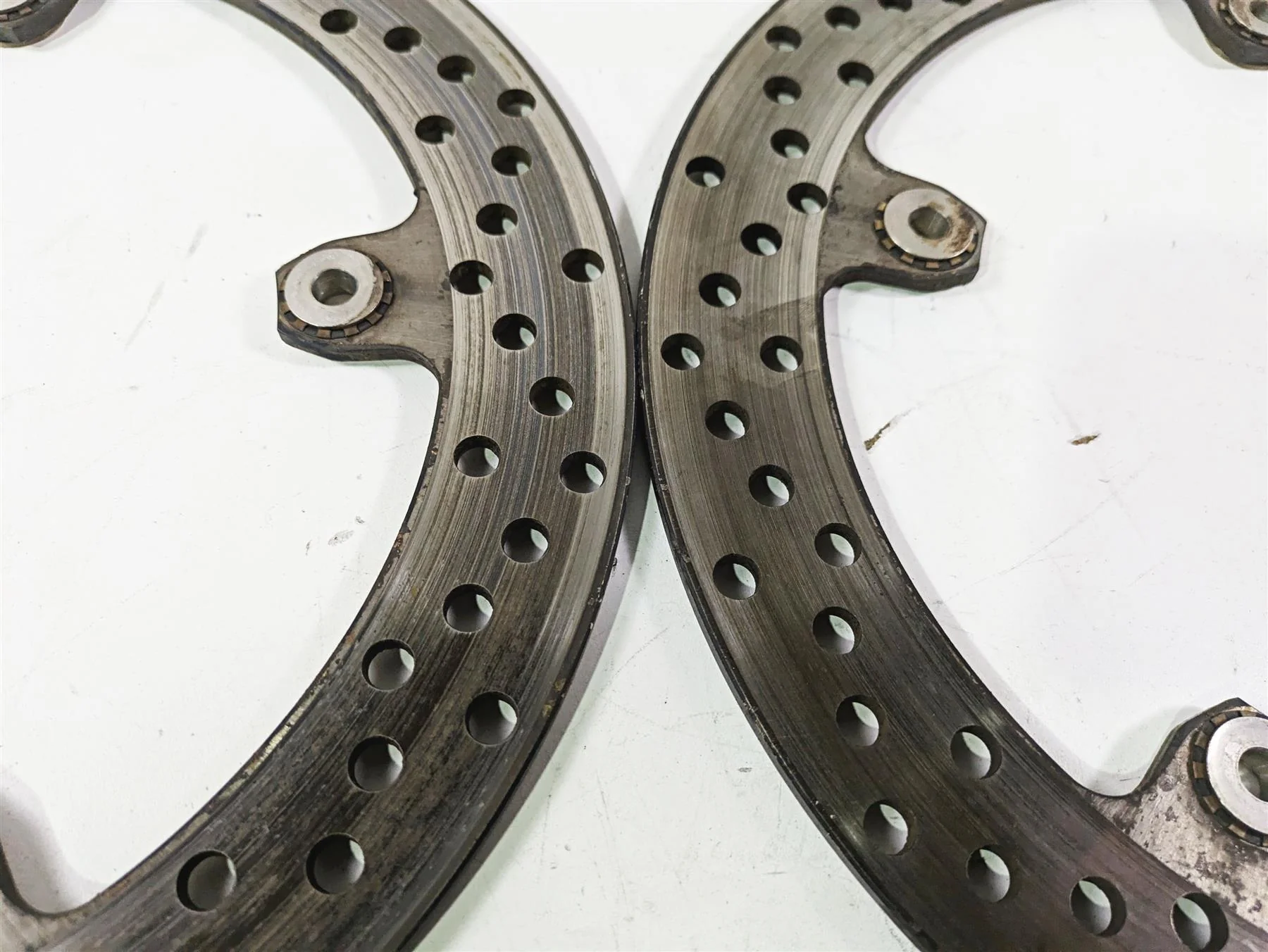 2009 BMW R1200RT K26 Front Brembo Brake Discs Rotors D=320mm 34117711428 - Image 9