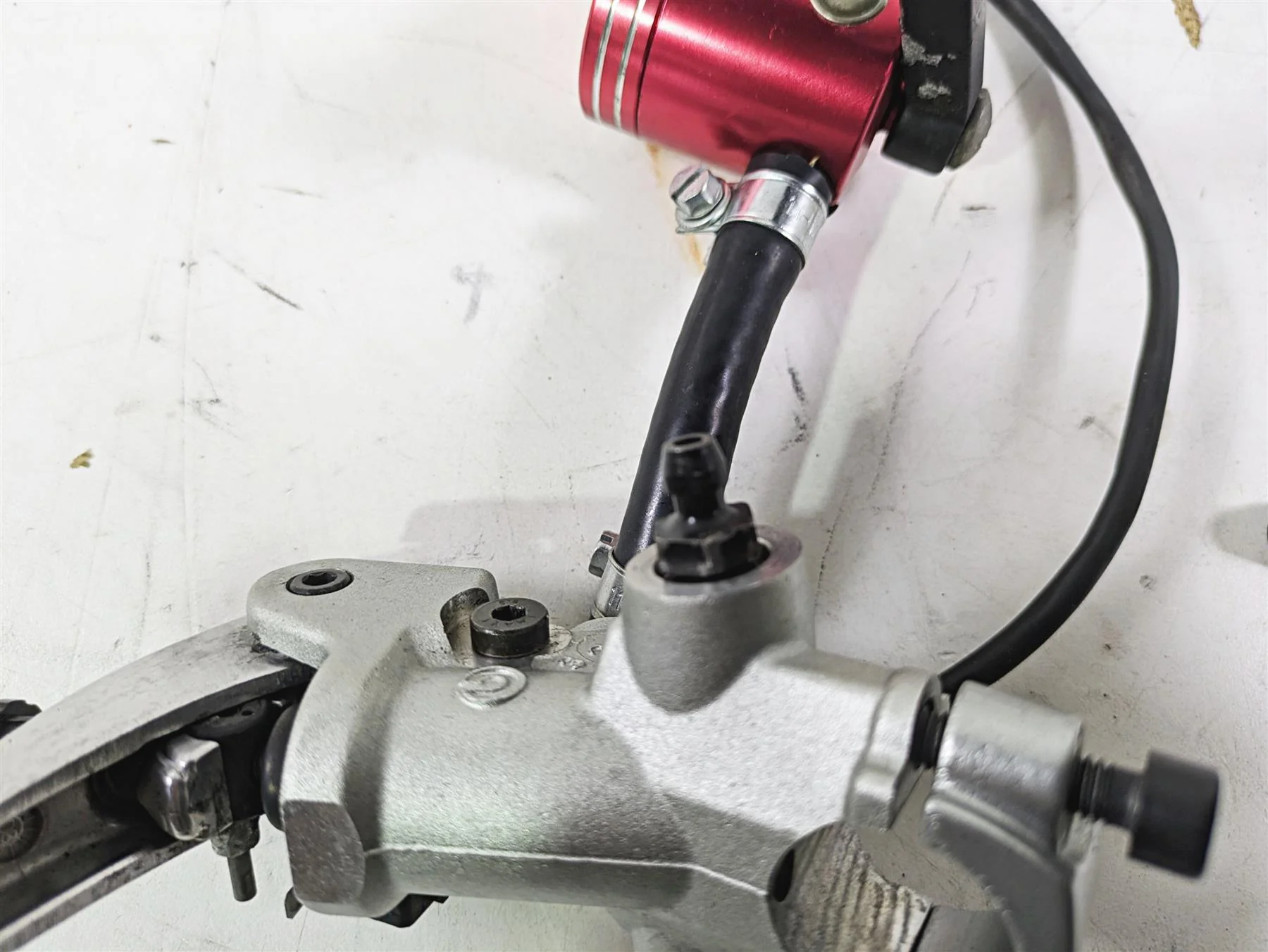 2009 Ducati Monster 1100 S Brembo Clutch Radial Brake Master Cylinder 63040451A - Image 11