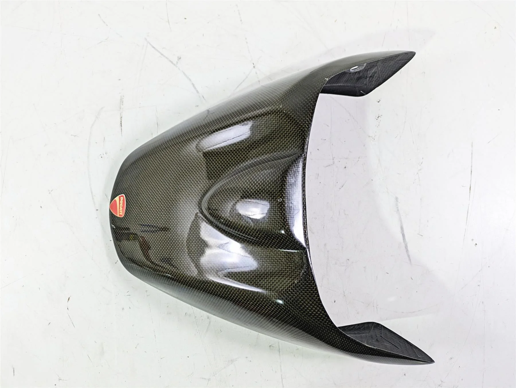 2009 Ducati Monster 1100 S Carbon Fiber Rear Passenger Seat Cover Cowl 151031 - Image 5