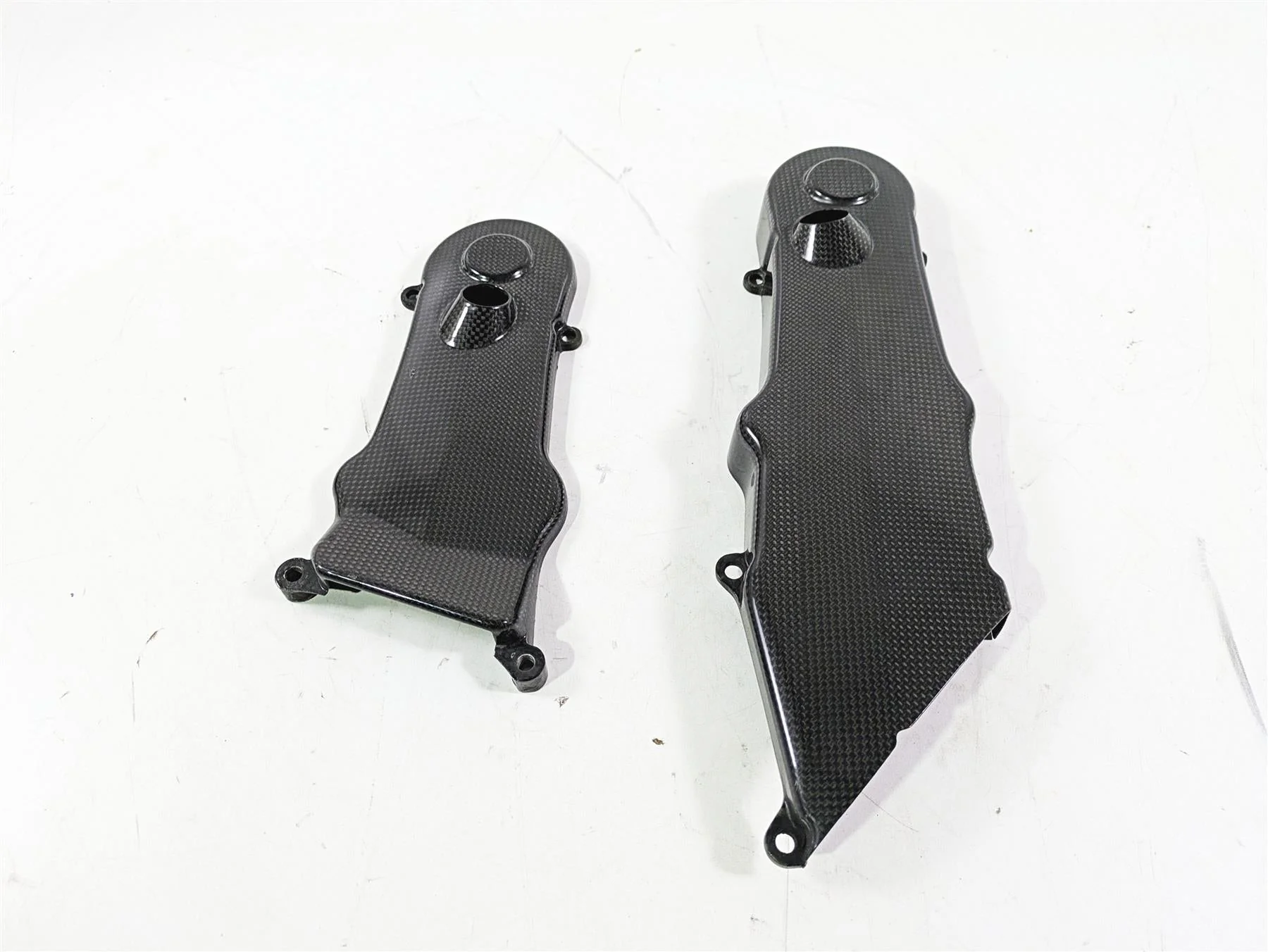 2009 Ducati Monster 1100 S Carbon Fiber Timing Belt Cover 24510881A 24510871A - Image 11