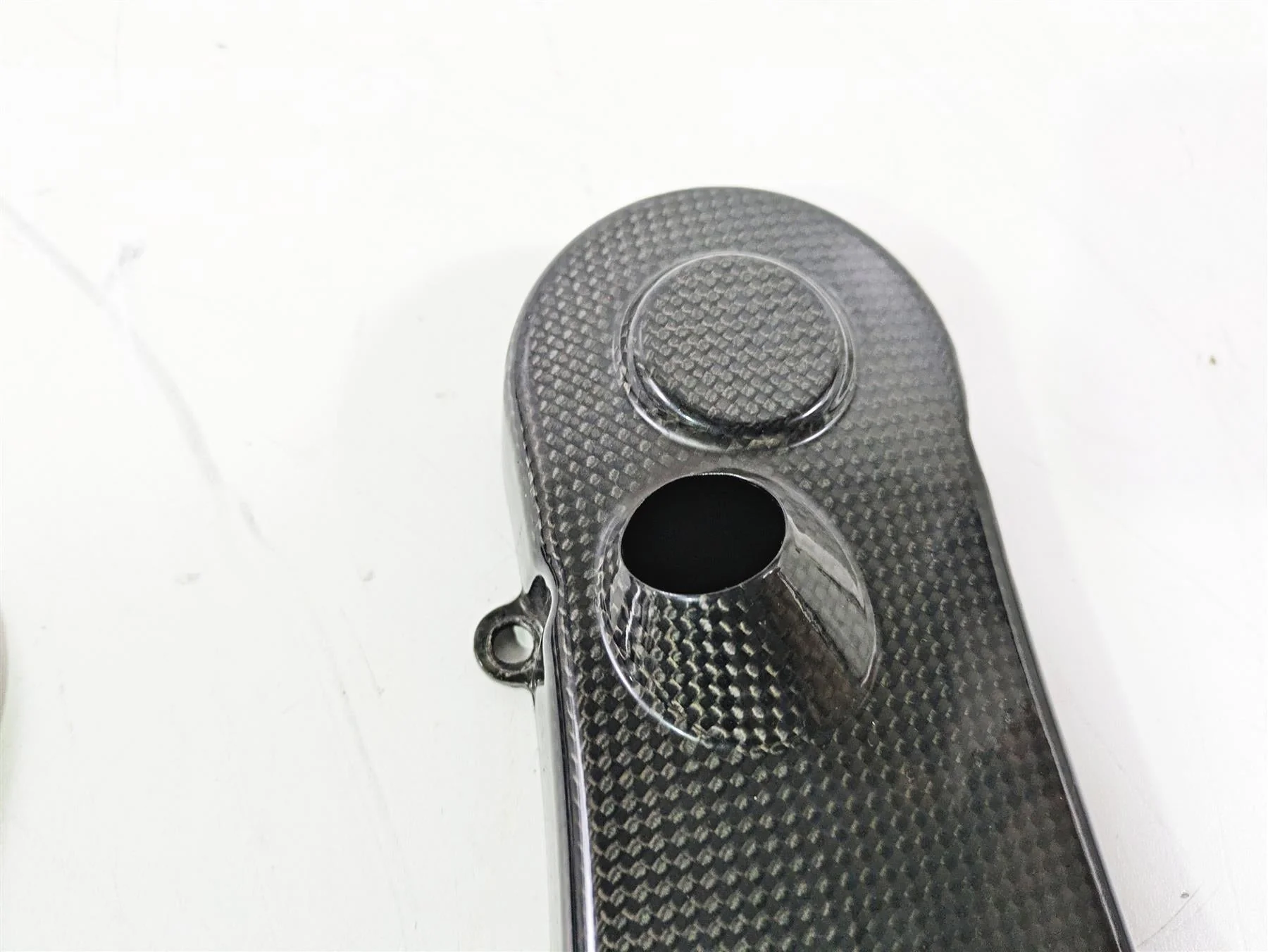 2009 Ducati Monster 1100 S Carbon Fiber Timing Belt Cover 24510881A 24510871A - Image 3