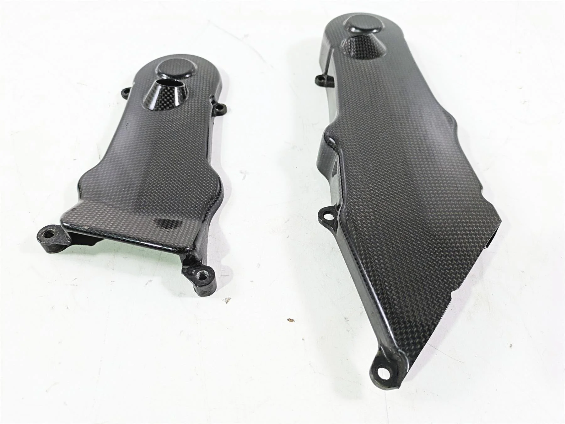2009 Ducati Monster 1100 S Carbon Fiber Timing Belt Cover 24510881A 24510871A - Image 5