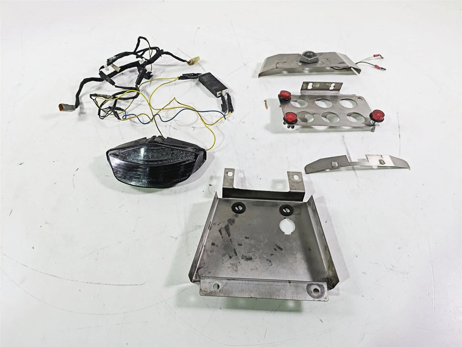 2009 Ducati Monster 1100 S Competition Werkes Palter Holder Led Taillight Set