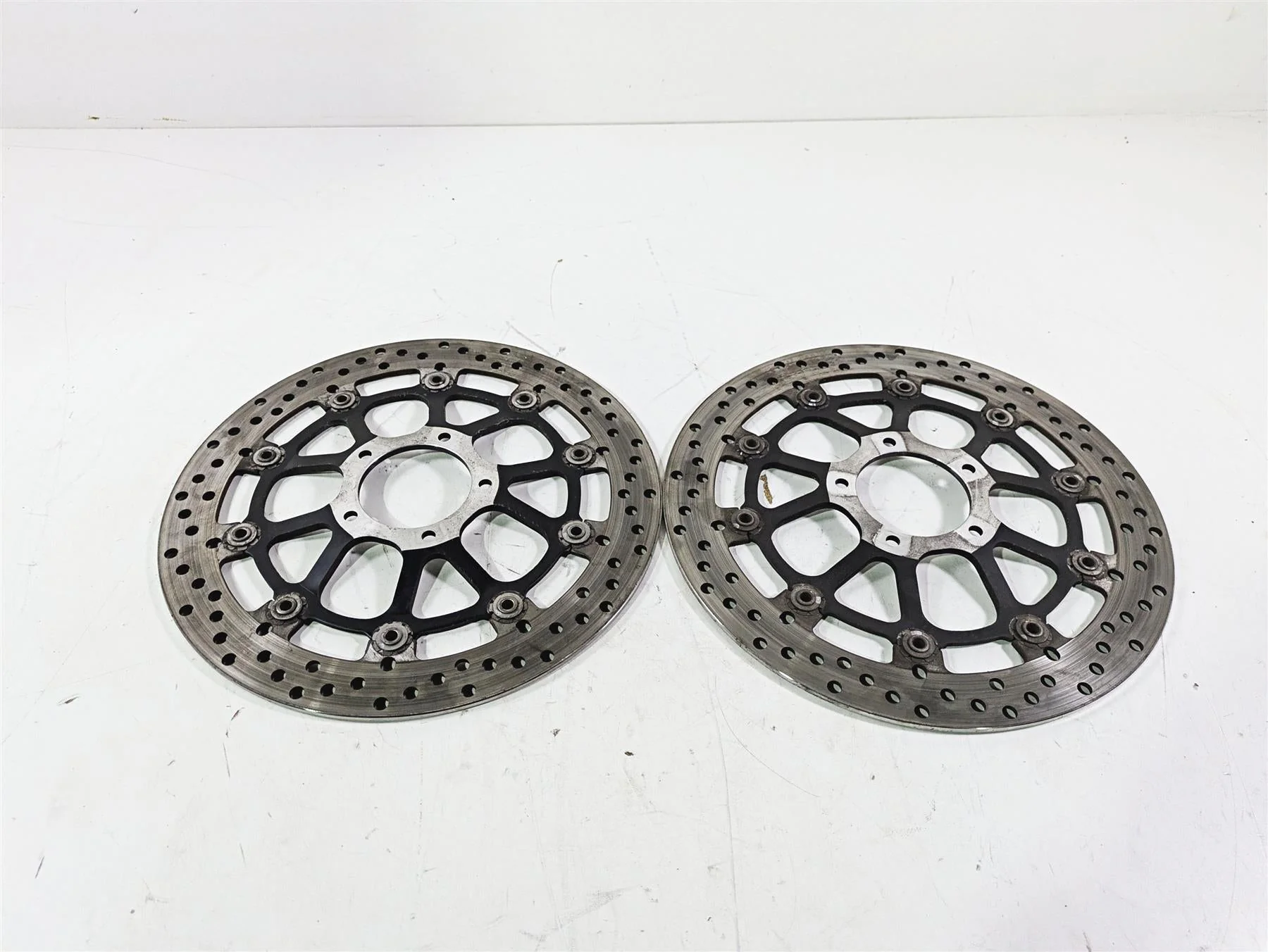 2009 Ducati Monster 1100 S Front Brake Rotor Disc Set 49240851A - Image 5