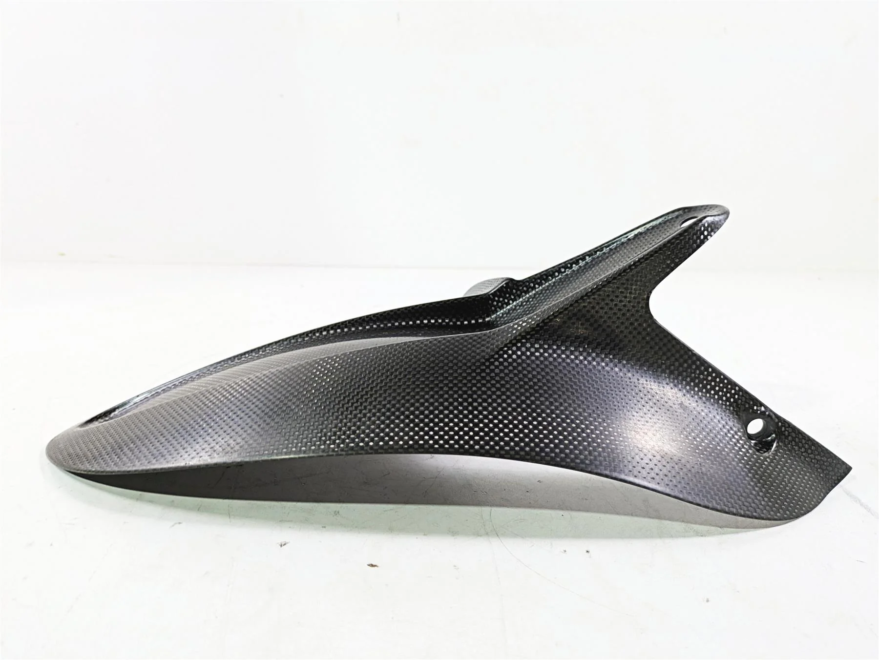 2009 Ducati Monster 1100 S Rear Carbon Fiber Fender Mud Flap 96995109B - Image 2