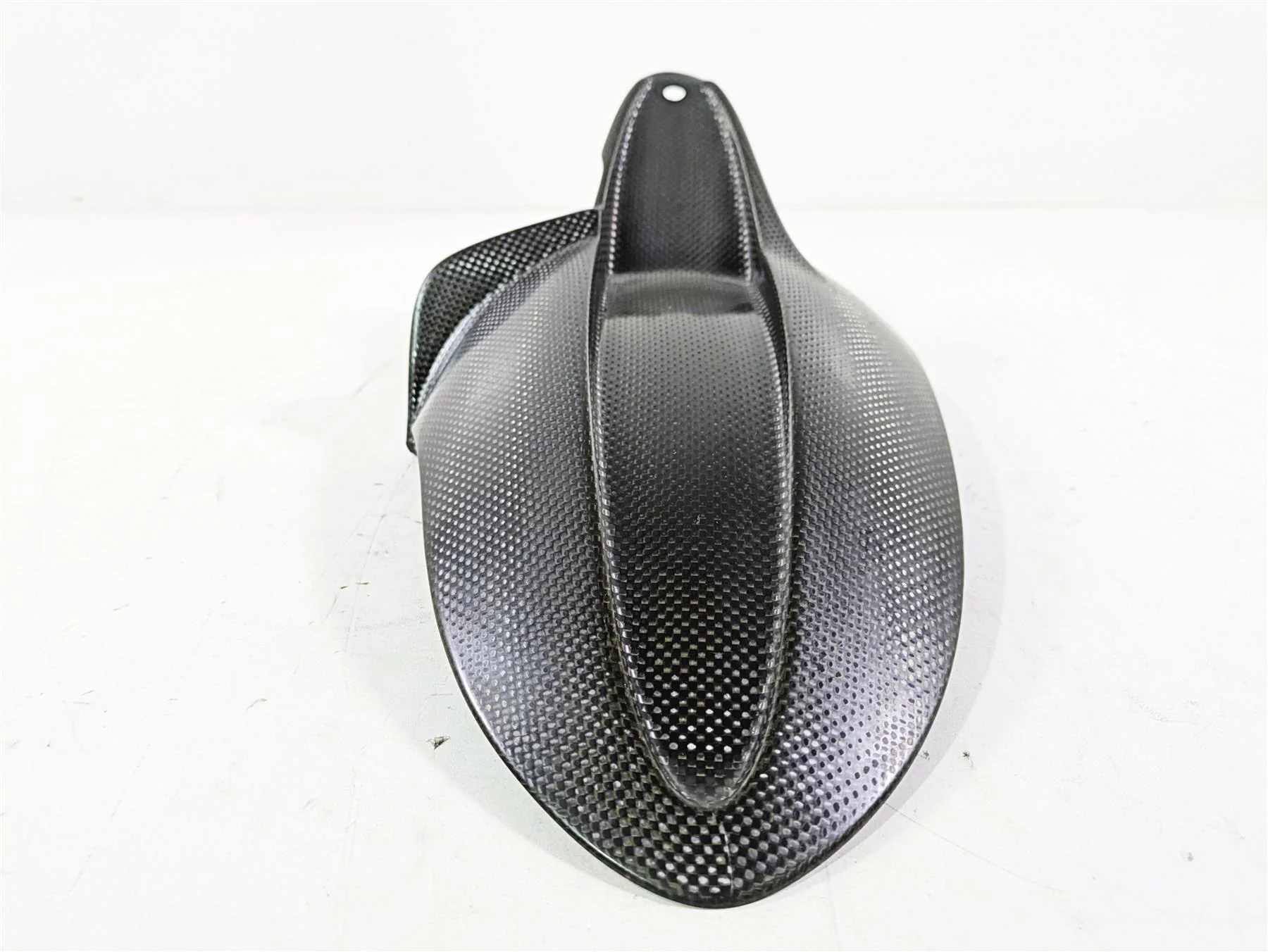 2009 Ducati Monster 1100 S Rear Carbon Fiber Fender Mud Flap 96995109B - Image 3
