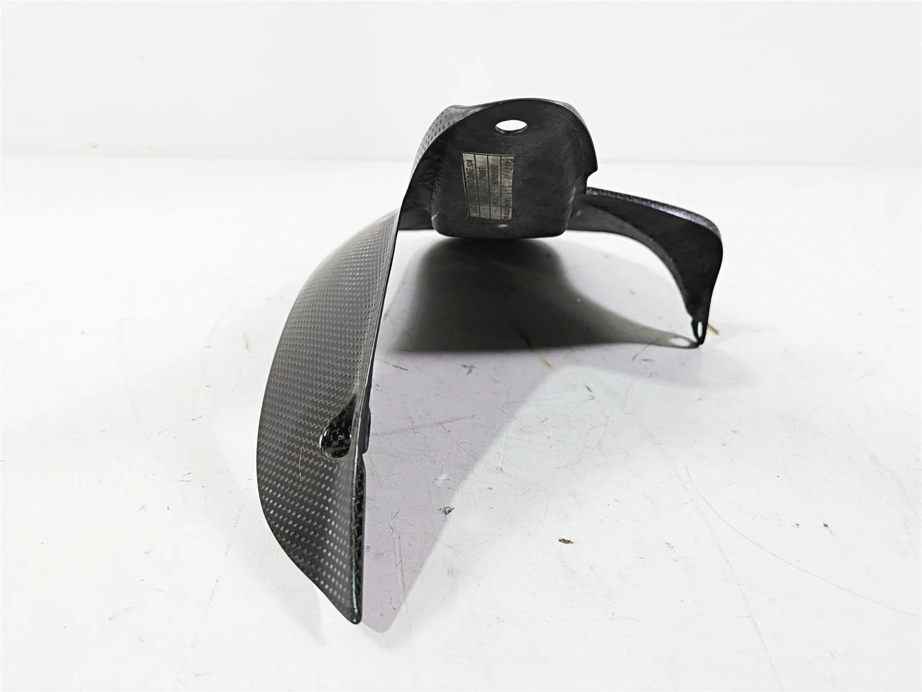 2009 Ducati Monster 1100 S Rear Carbon Fiber Fender Mud Flap 96995109B - Image 5