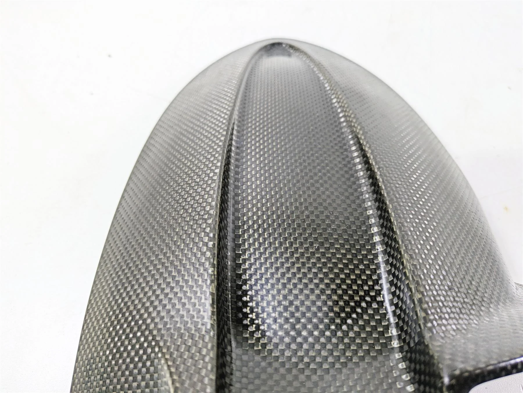 2009 Ducati Monster 1100 S Rear Carbon Fiber Fender Mud Flap 96995109B - Image 8