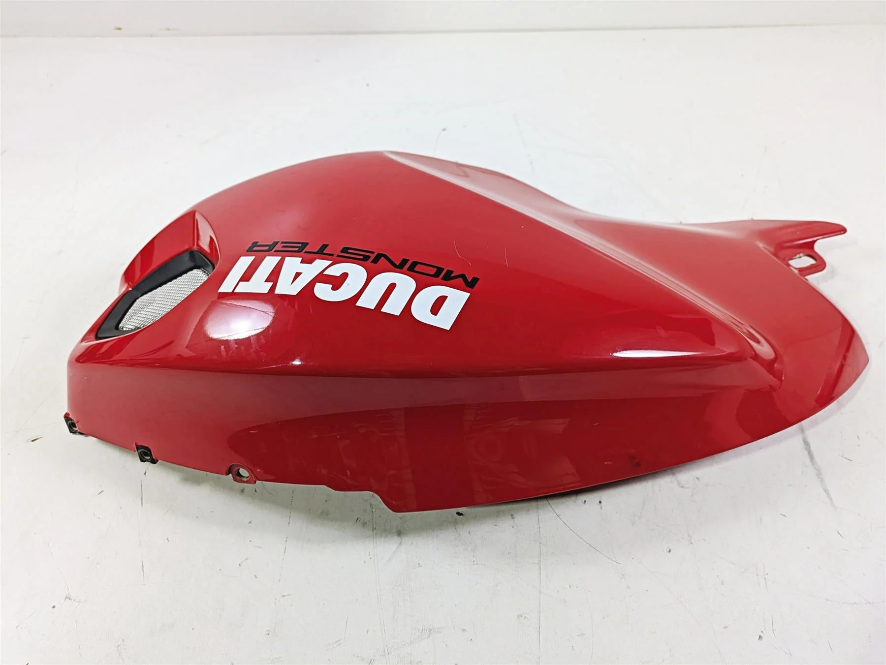 2009 Ducati Monster 1100 S Right Red Fuel Gas Tank Cover Fairing 48012591C - Image 2