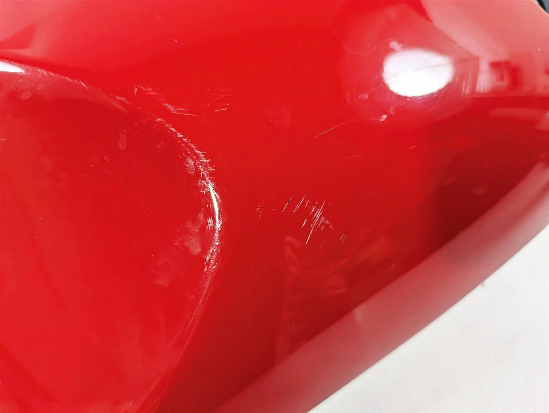 2009 Ducati Monster 1100 S Right Red Fuel Gas Tank Cover Fairing 48012591C - Image 4
