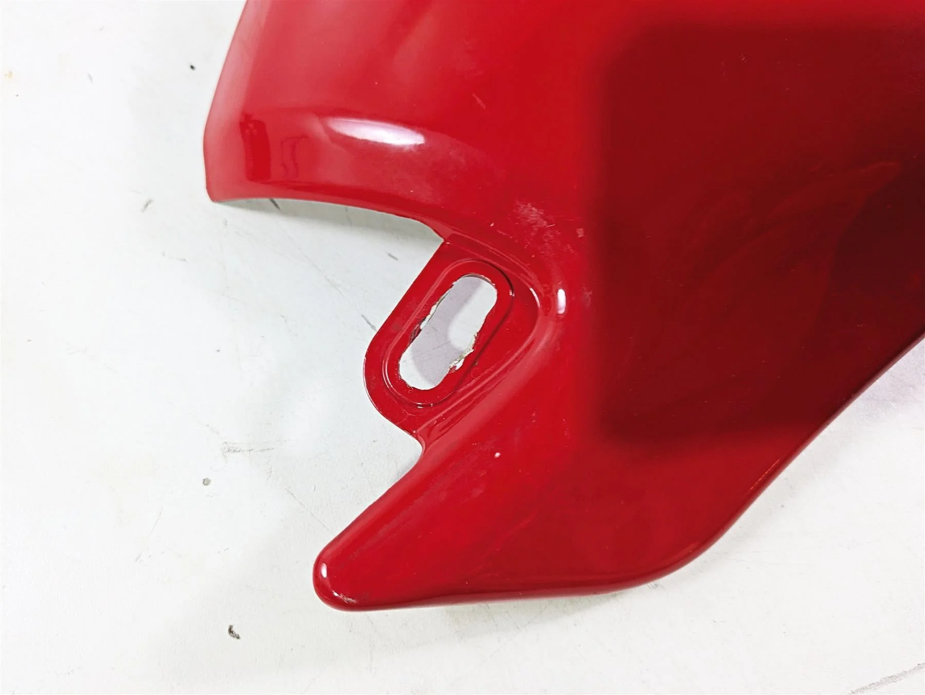 2009 Ducati Monster 1100 S Right Red Fuel Gas Tank Cover Fairing 48012591C - Image 6