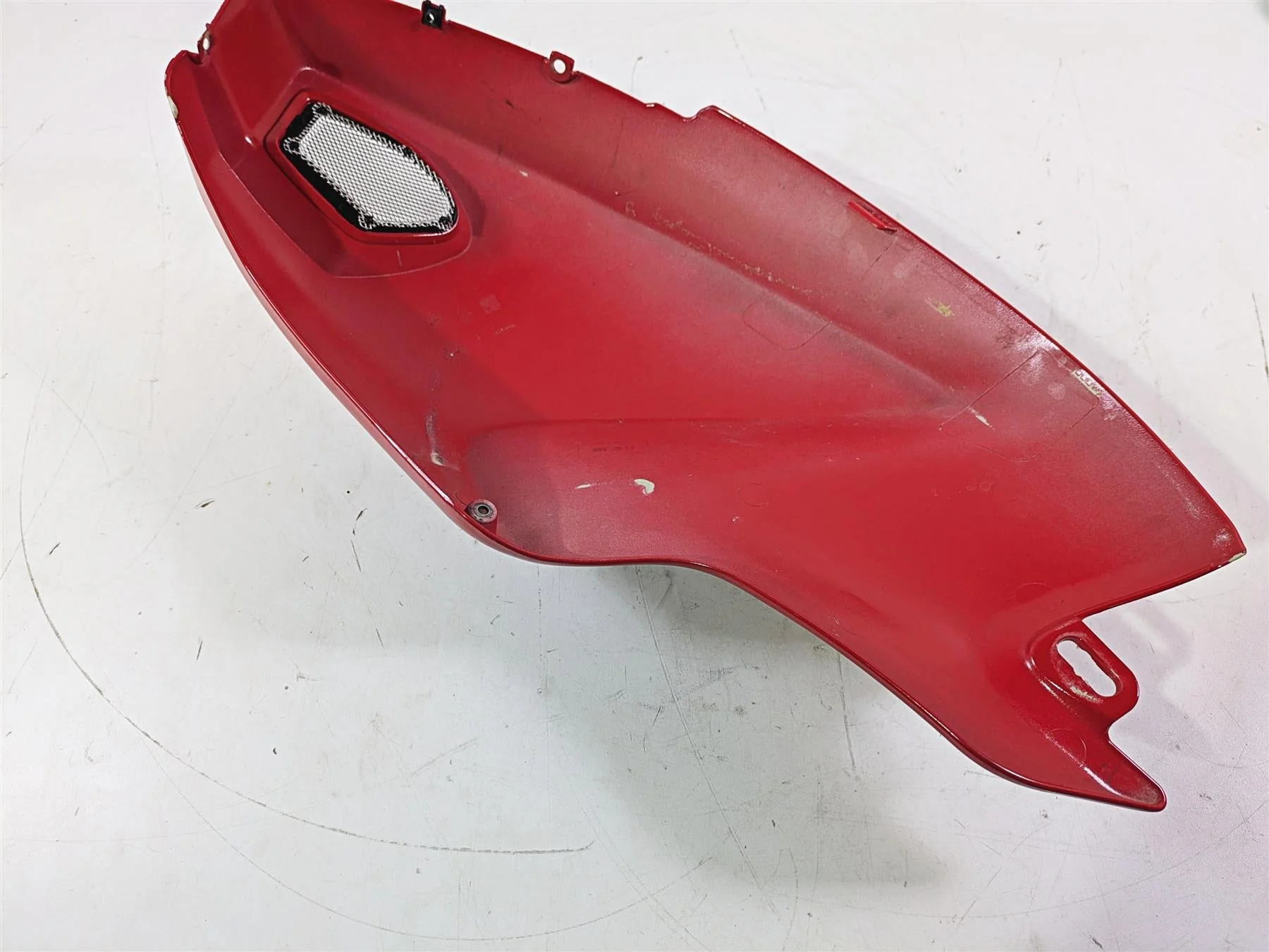 2009 Ducati Monster 1100 S Right Red Fuel Gas Tank Cover Fairing 48012591C - Image 7