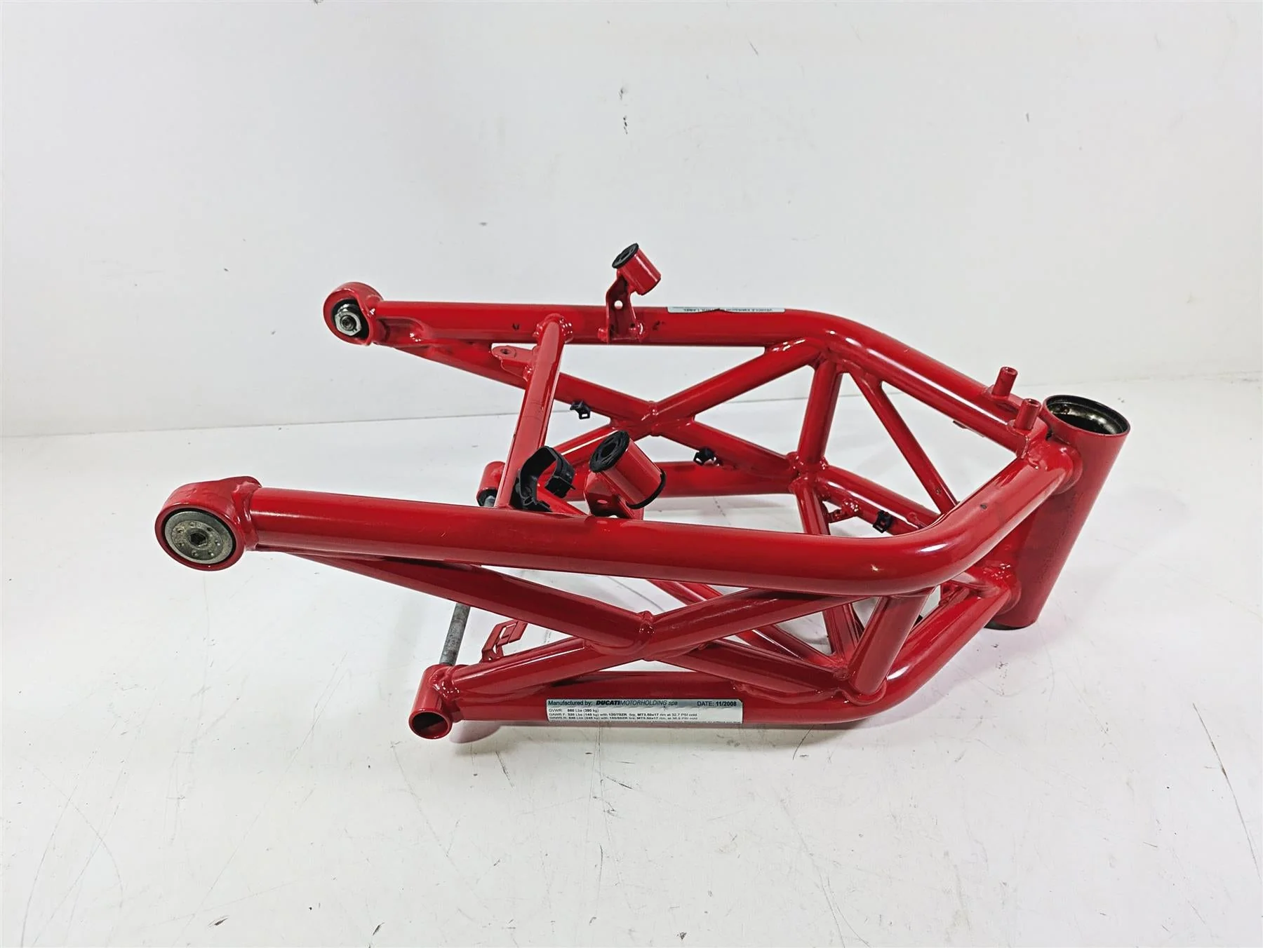 2009 Ducati Monster 1100 S Straight Main Frame Chassis With Clean Texas Title - 47021963A - Image 4