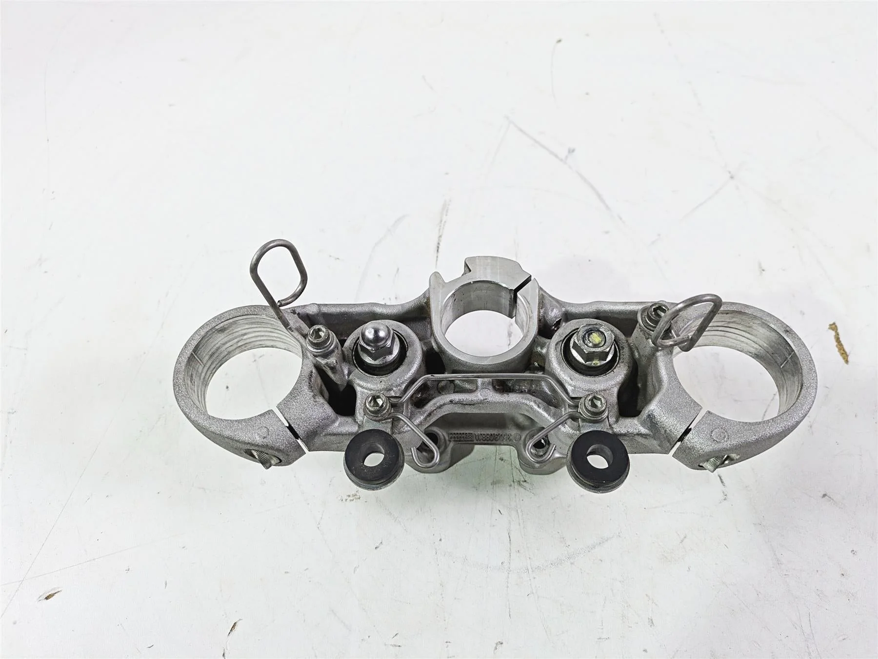 2009 Ducati Monster 1100 S Upper Triple Tree & Handlebar Mount Riser 34120681A - Image 9