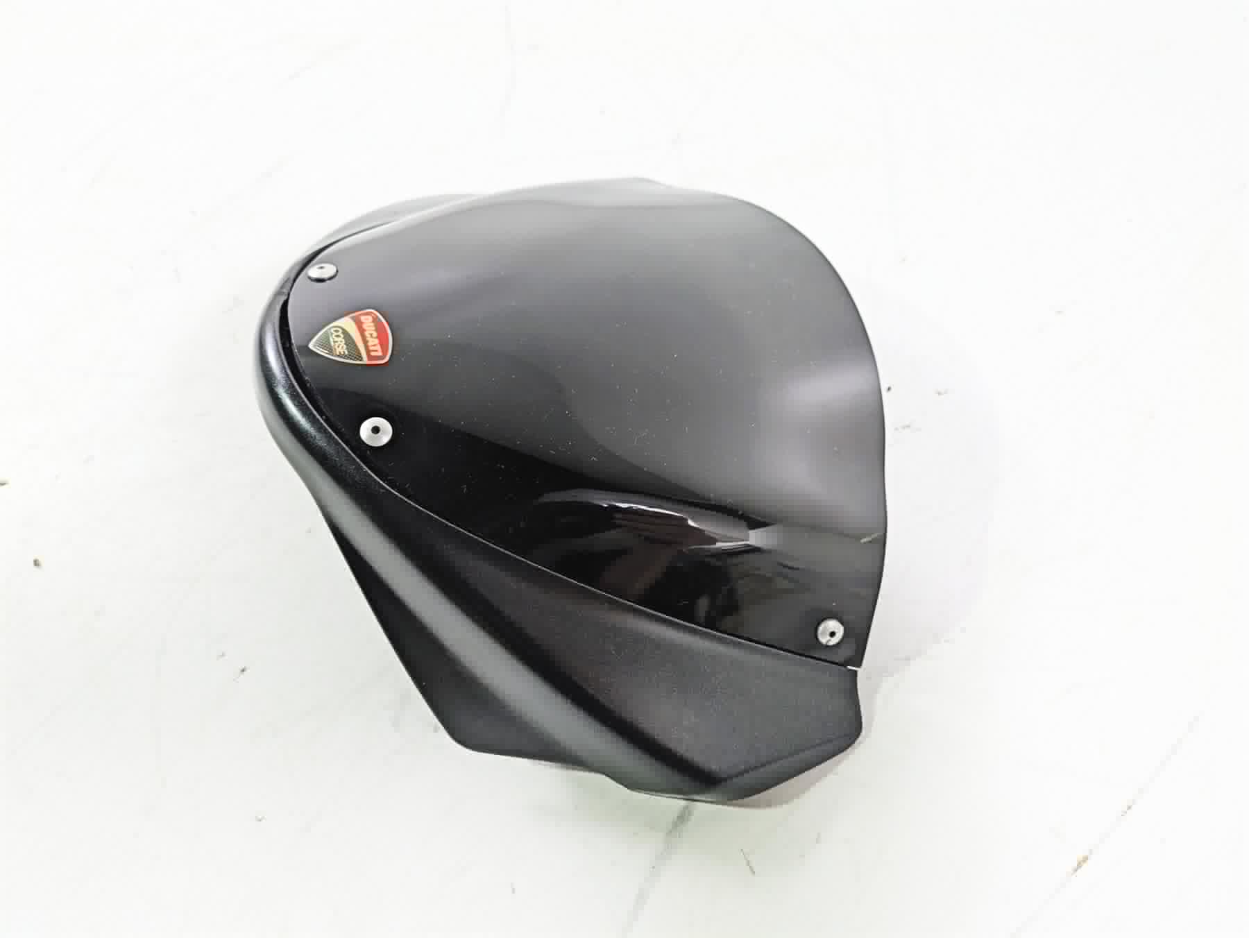 2009 Ducati Monster 1100 S Windshield Wind Screen Shield & Mount 48130531A - Image 2