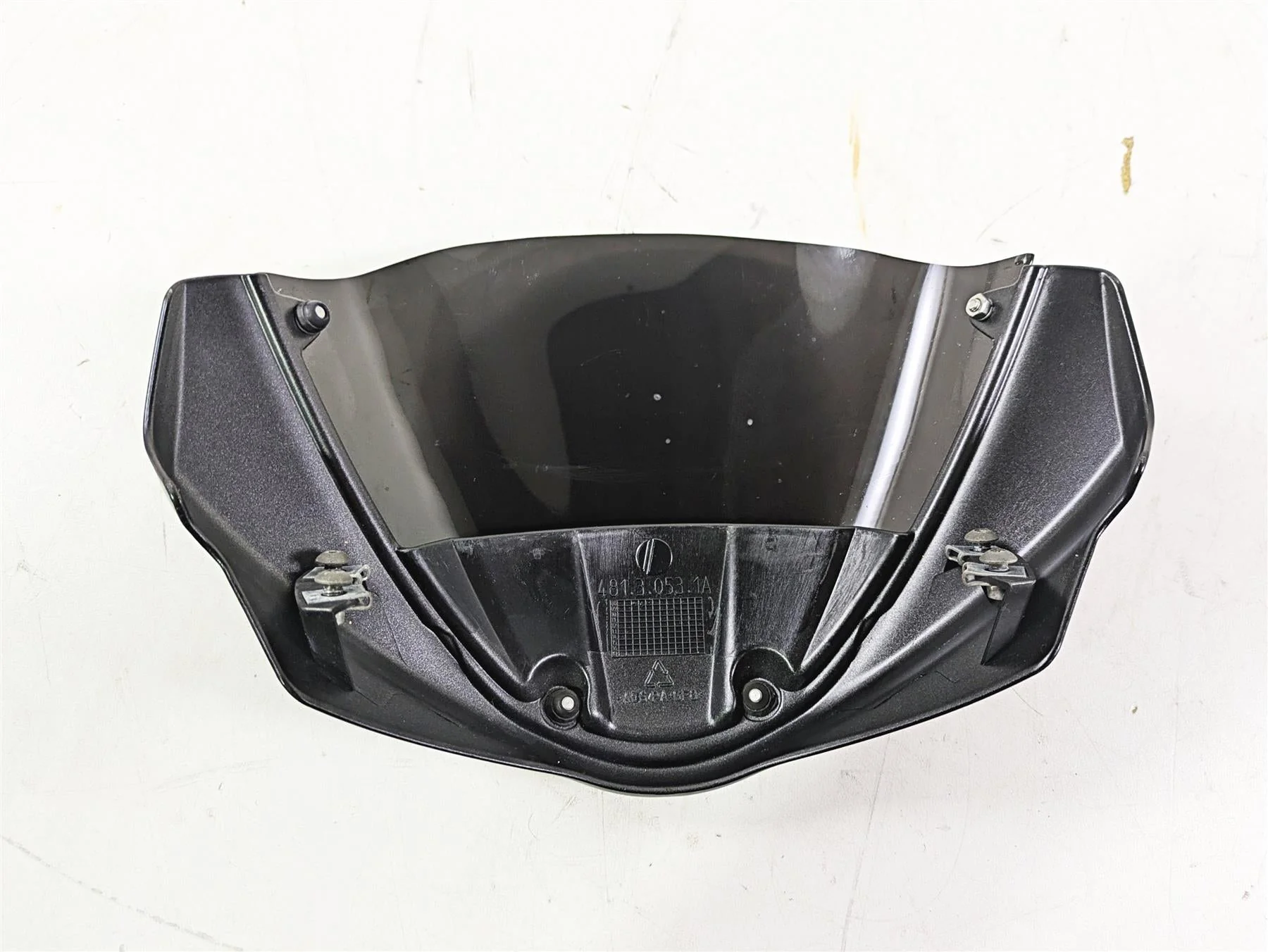 2009 Ducati Monster 1100 S Windshield Wind Screen Shield & Mount 48130531A - Image 8