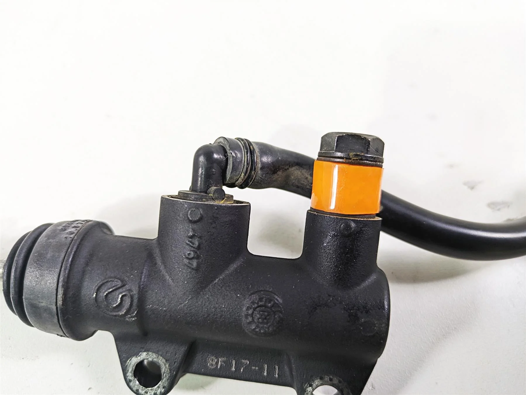 2009 Ducati Multistrada 1100 S Brembo Rear Brake Master Cylinder 62540041A - Image 5
