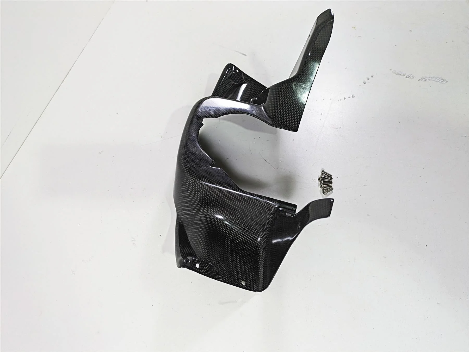 2009 Ducati Multistrada 1100 S Inner Front Carbon Fiber Fairing Cover PM20824 - Image 3