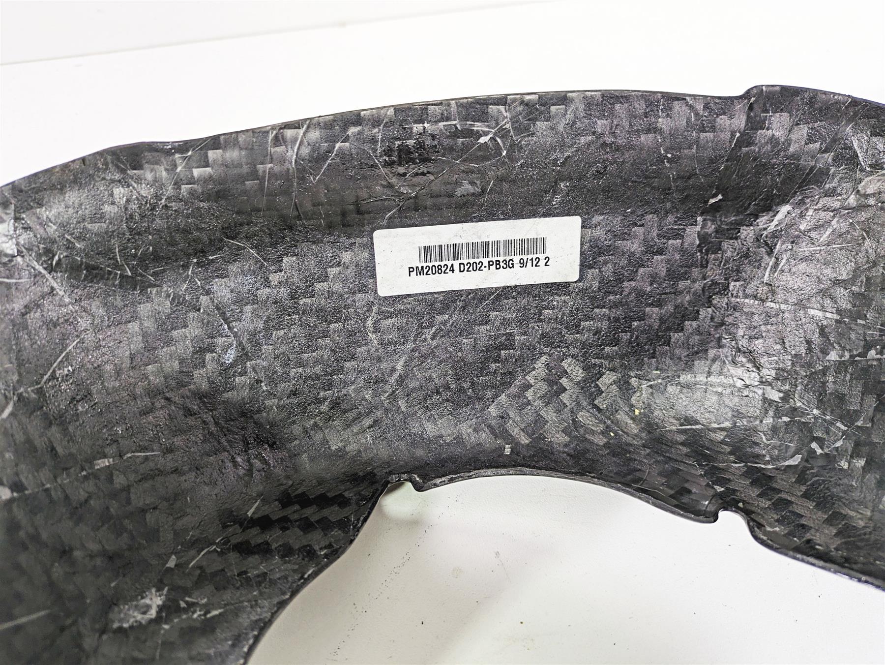 2009 Ducati Multistrada 1100 S Inner Front Carbon Fiber Fairing Cover PM20824 - Image 7