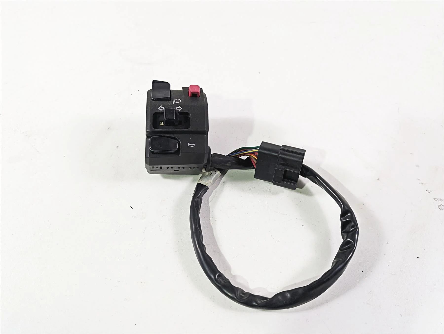 2009 Ducati Multistrada 1100 S Left Hand Turn Signal Control Switch 65140141A - Image 2