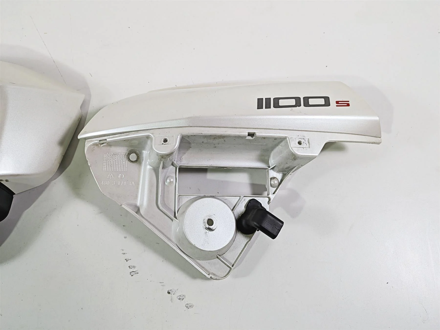 2009 Ducati Multistrada 1100 S Left Side Fairing & Storage 48031711A - Image 3