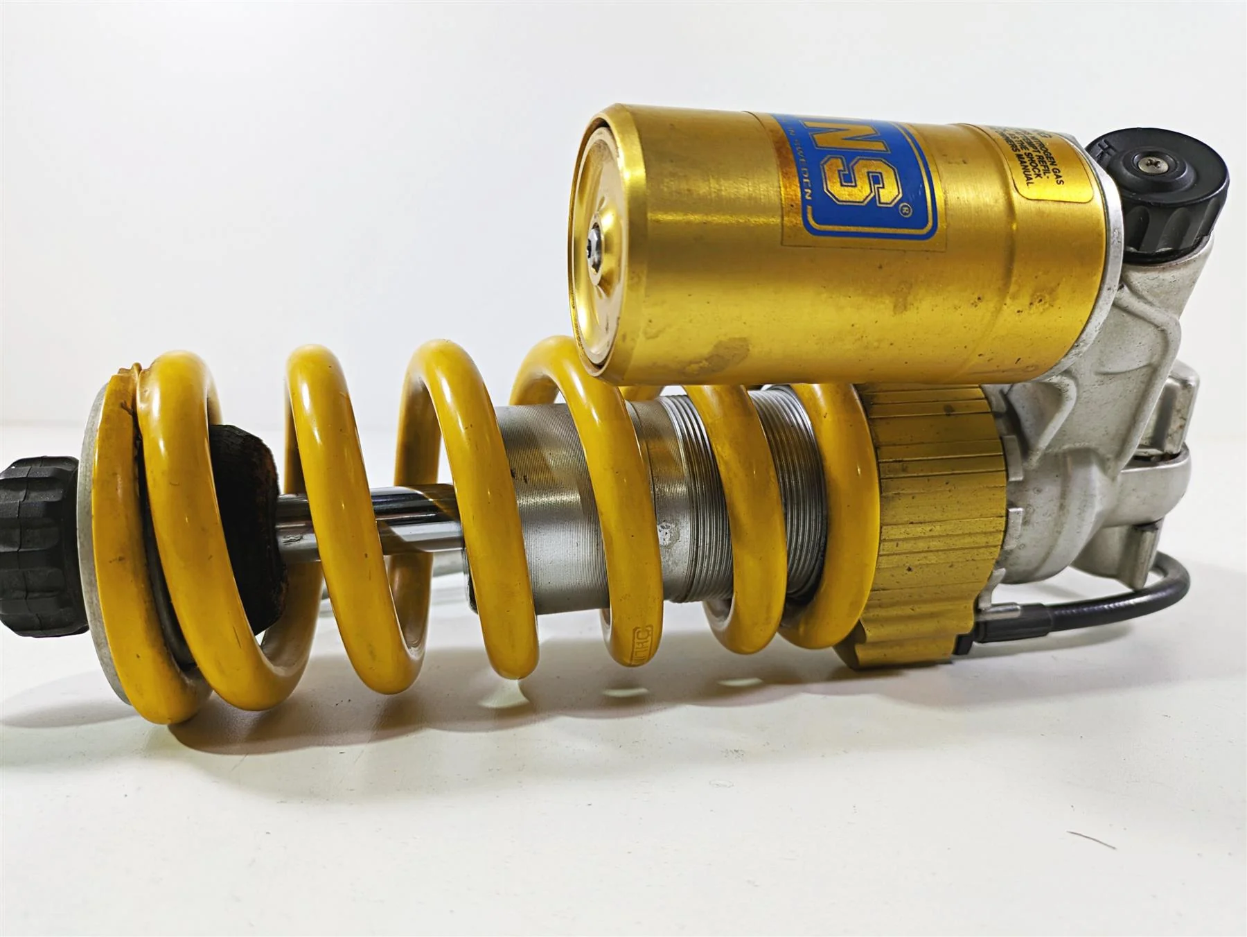 2009 Ducati Multistrada 1100 S Ohlins Rear Shock Damper Linkage Set 36520631A - Image 10