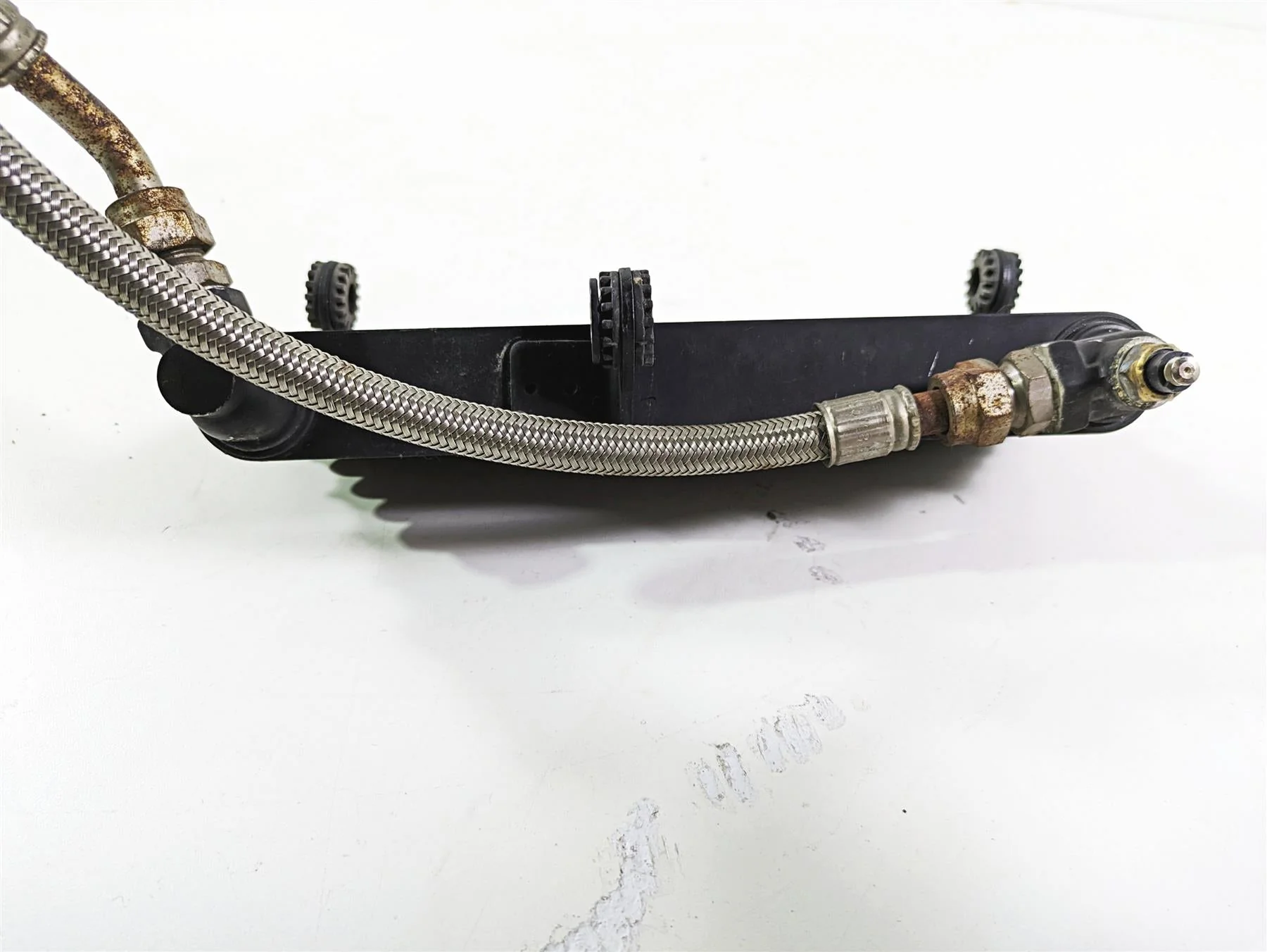 2009 Ducati Multistrada 1100 S Oil Cooler Lines Set 54840471A - Image 6