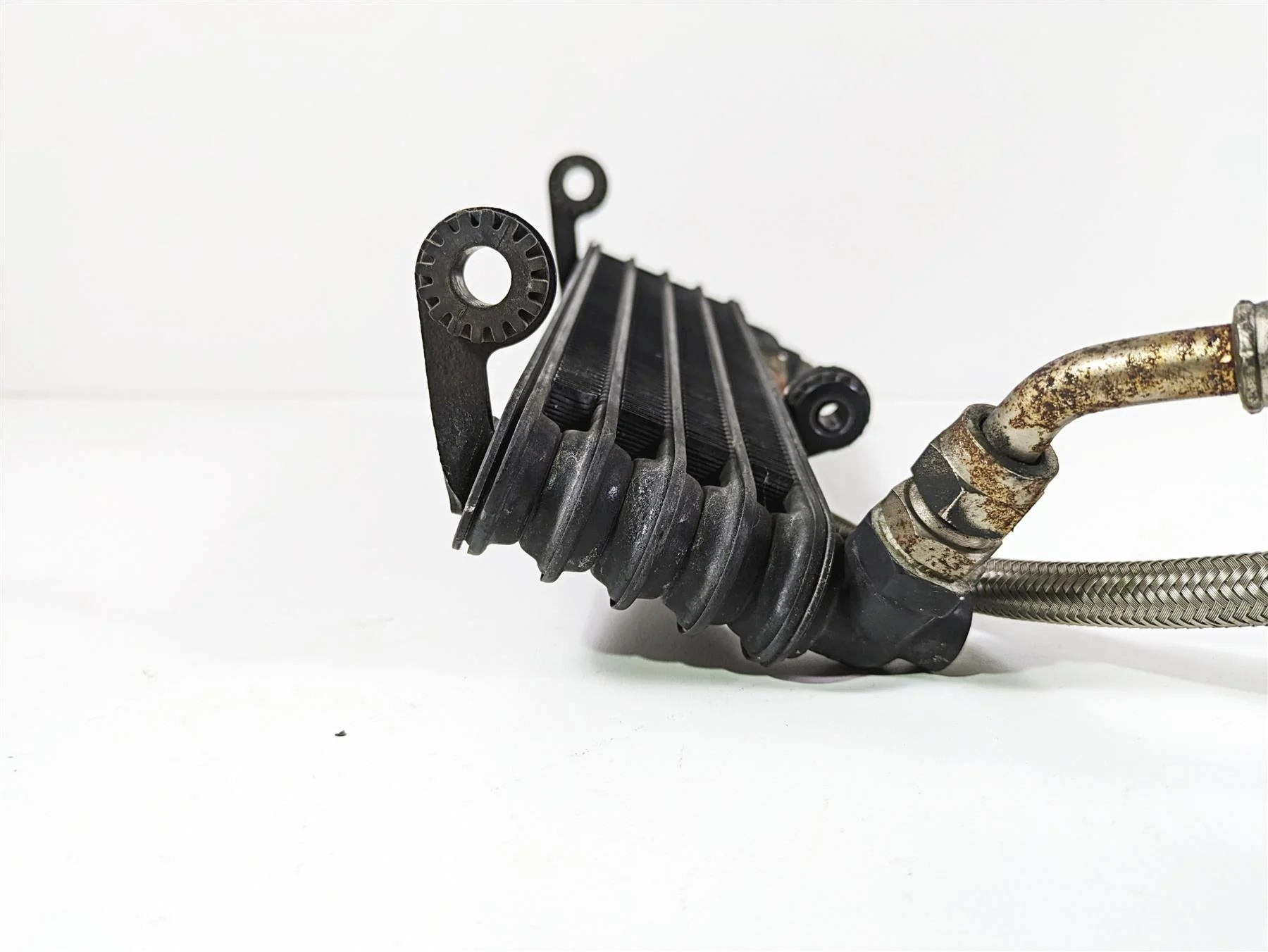 2009 Ducati Multistrada 1100 S Oil Cooler Lines Set 54840471A - Image 8