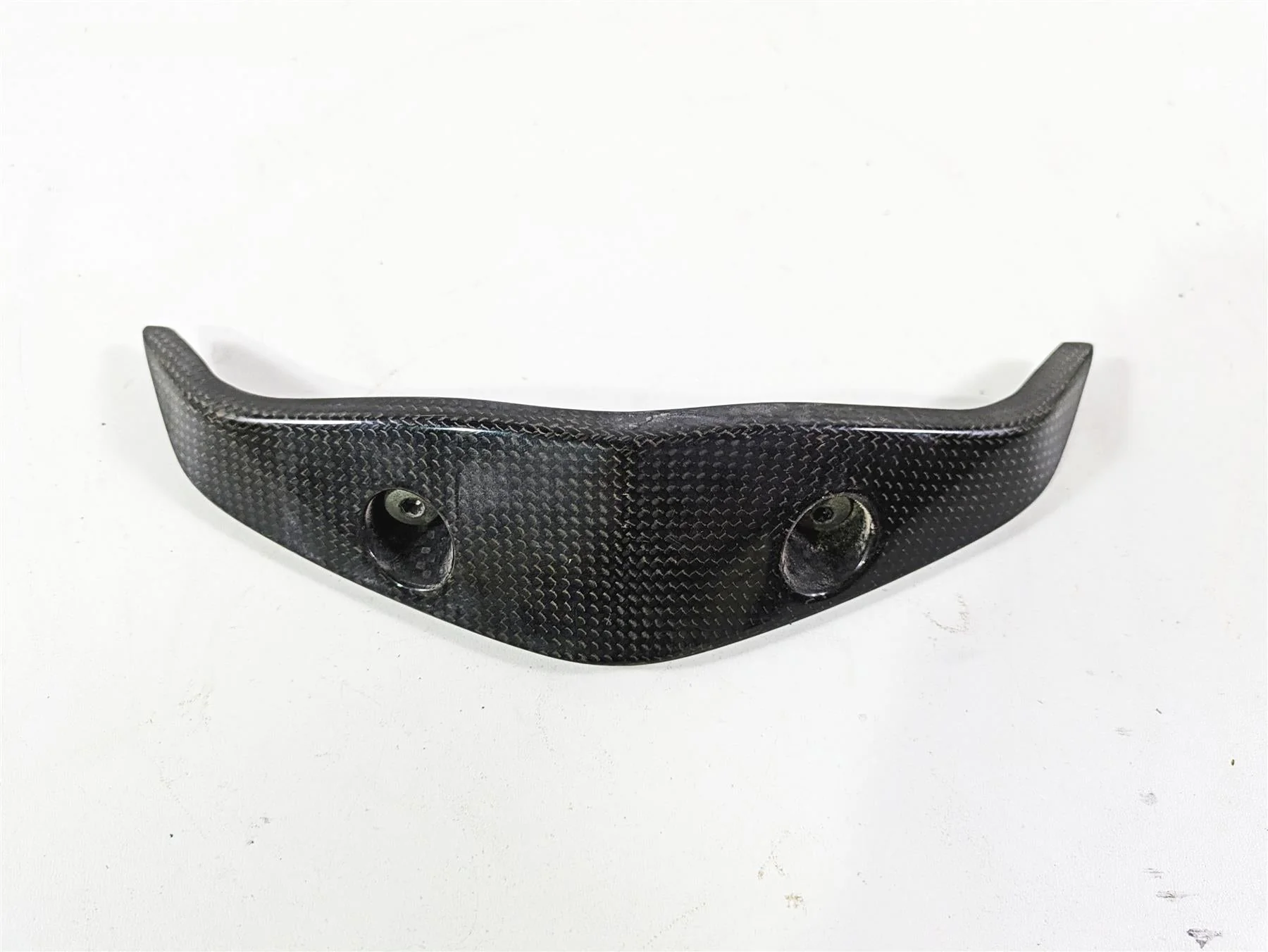 2009 Ducati Multistrada 1100 S Rear Above Exhaust Carbon Fiber Cover PM19958