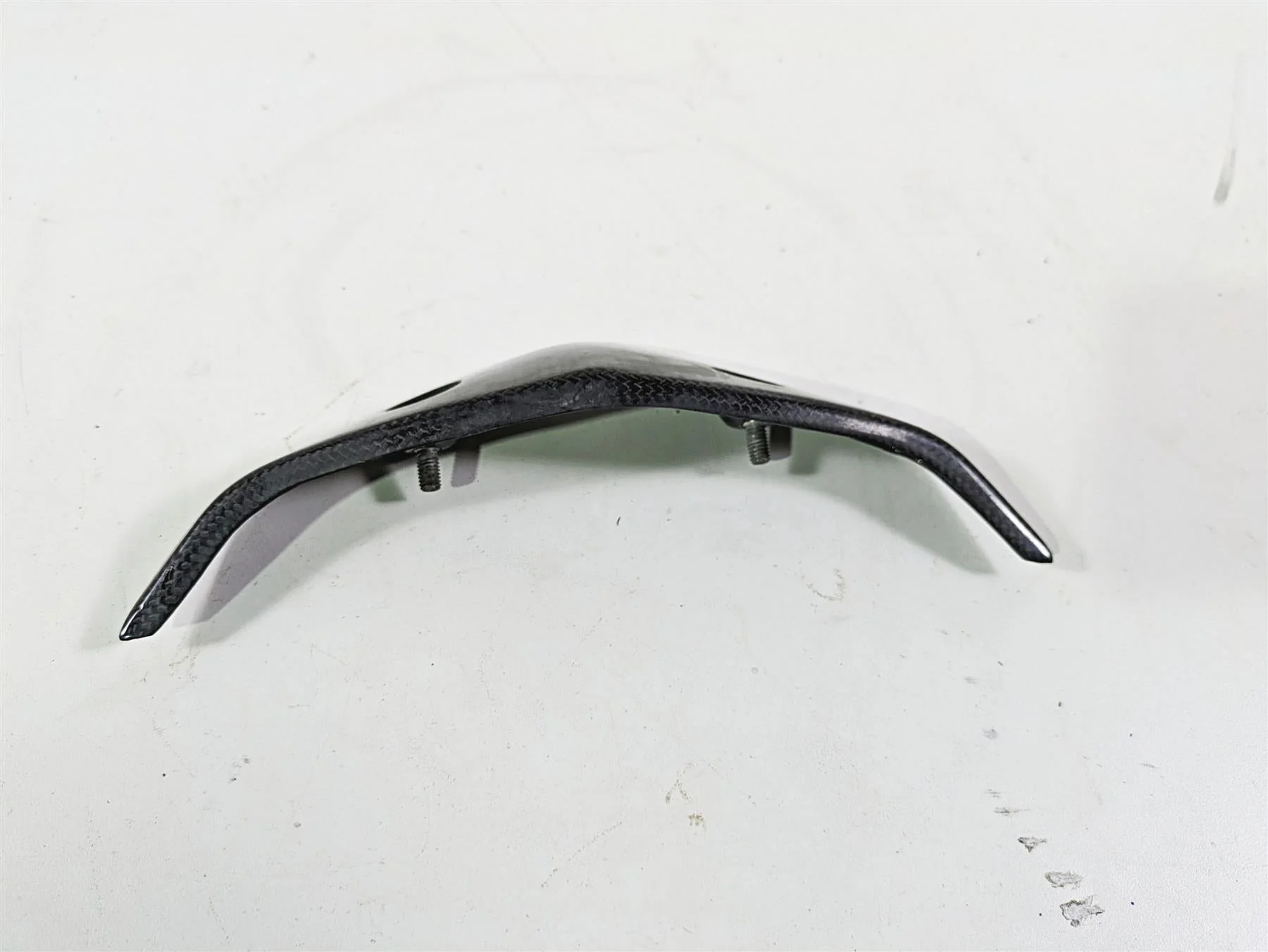 2009 Ducati Multistrada 1100 S Rear Above Exhaust Carbon Fiber Cover PM19958 - Image 3