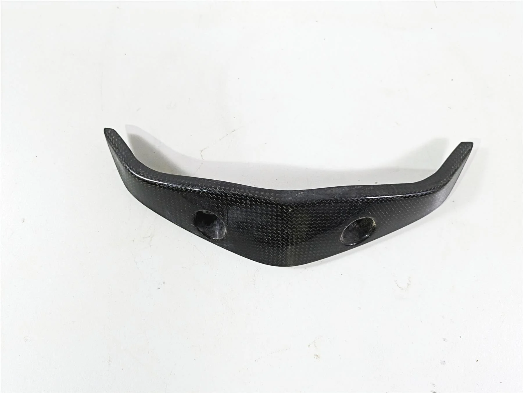 2009 Ducati Multistrada 1100 S Rear Above Exhaust Carbon Fiber Cover PM19958 - Image 5
