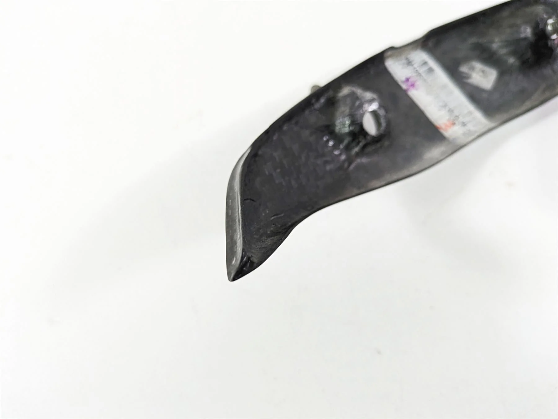 2009 Ducati Multistrada 1100 S Rear Above Exhaust Carbon Fiber Cover PM19958 - Image 9