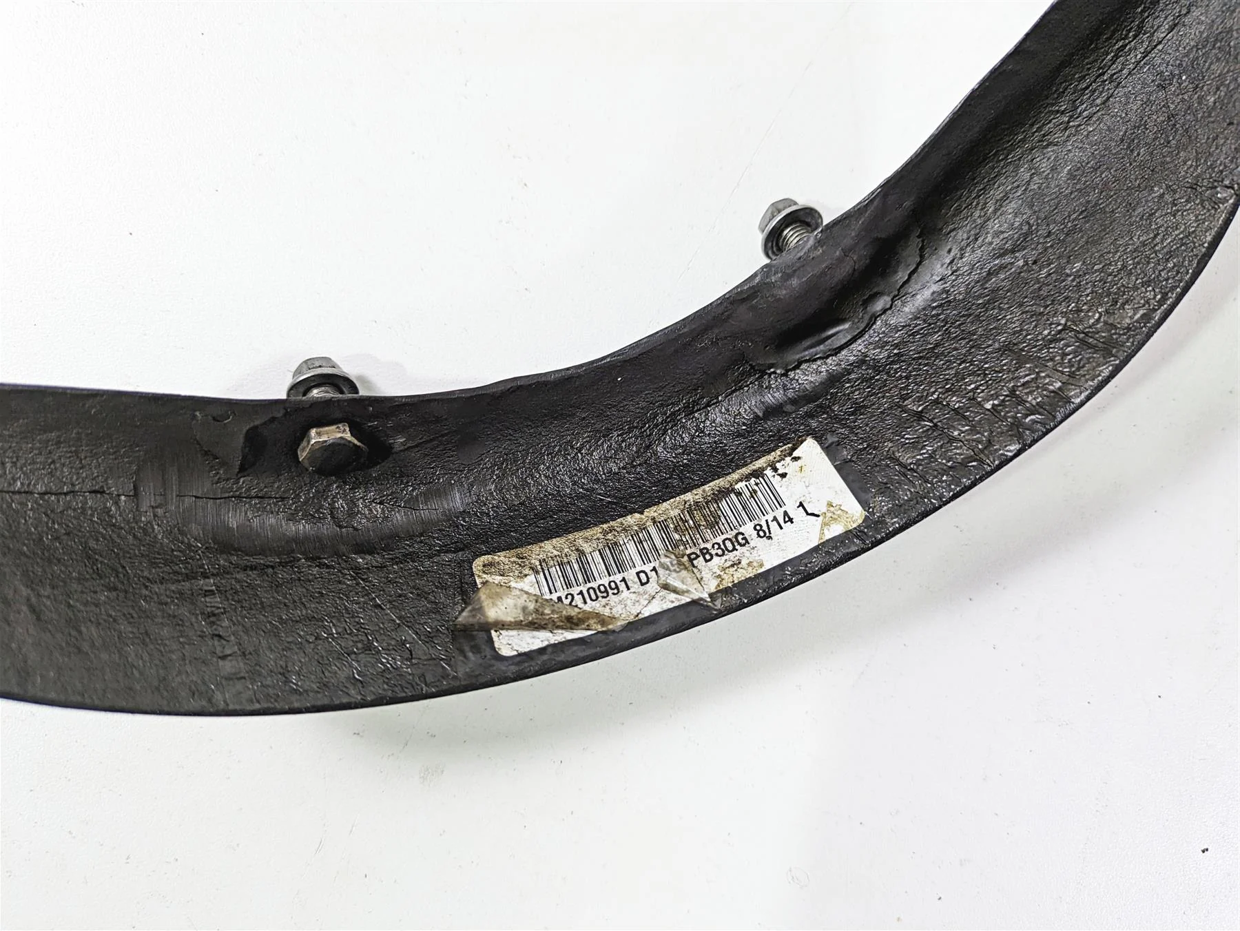 2009 Ducati Multistrada 1100 S Rear Carbon Fiber Fender Chain Guard Set PM20567 - Image 6