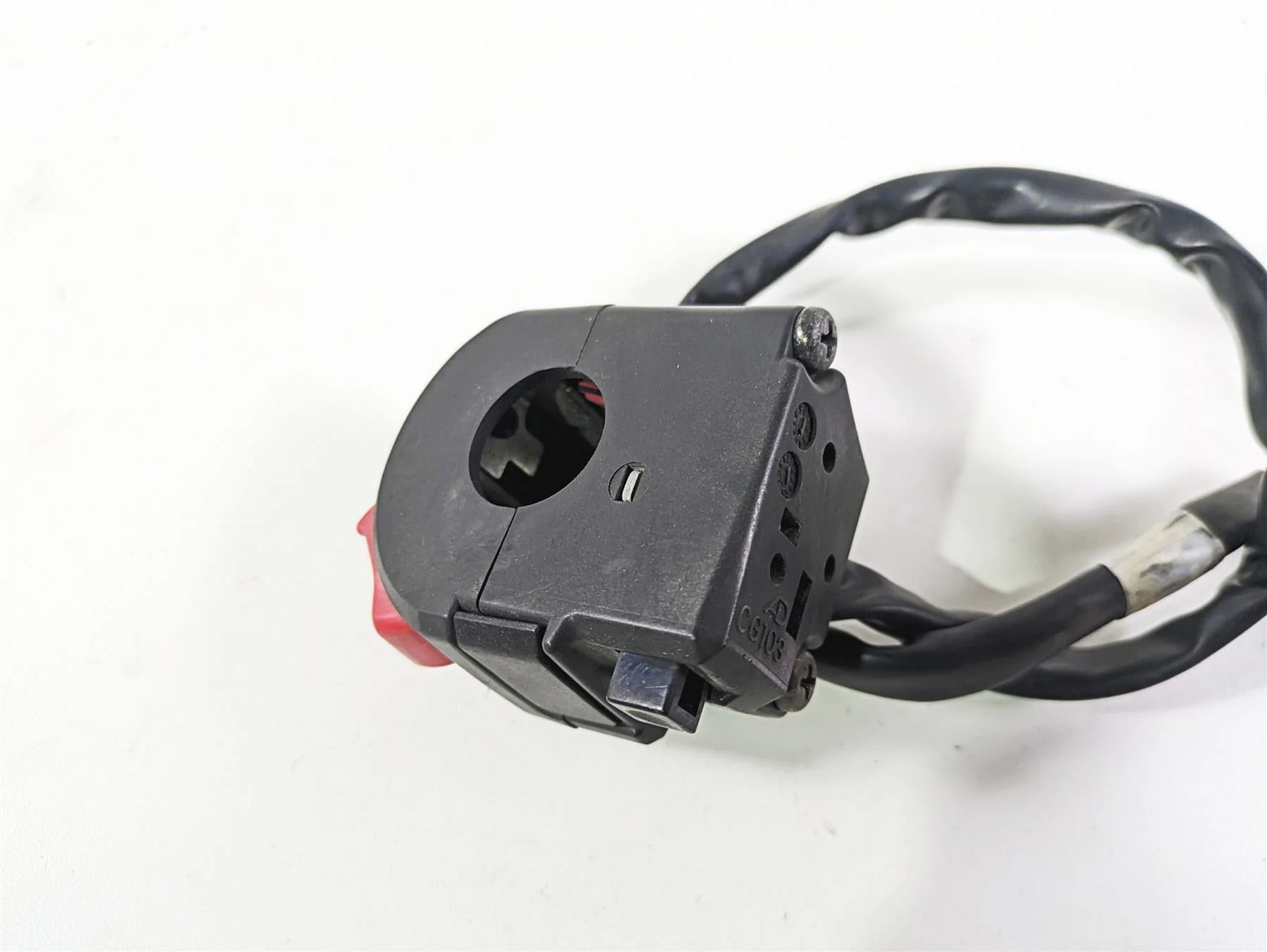2009 Ducati Multistrada 1100 S Right Hand Start Stop Control Switch 65040101B - Image 10