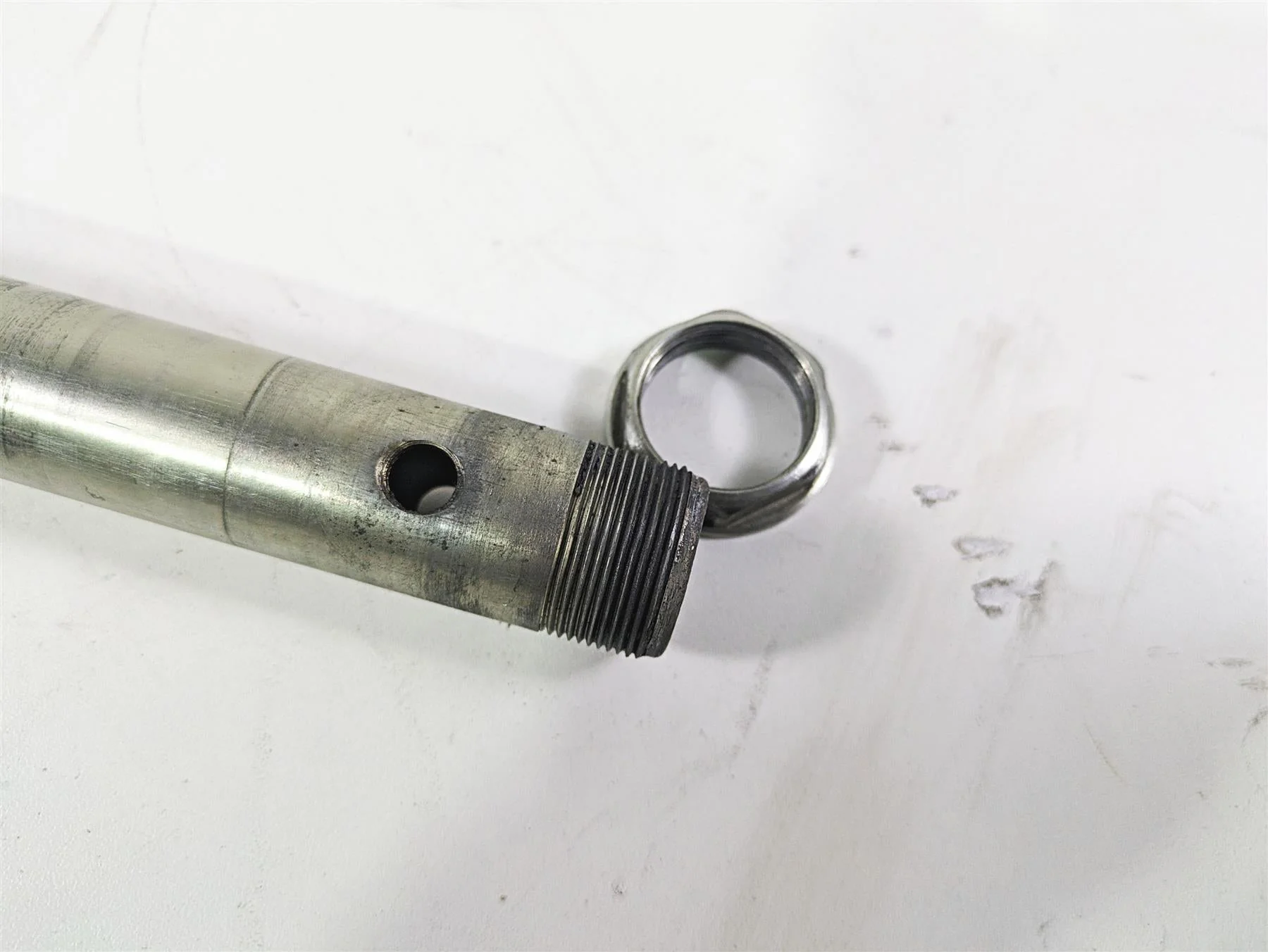 2009 Ducati Multistrada 1100 S Straight Front Wheel Axle Spindle 81910431A - Image 9