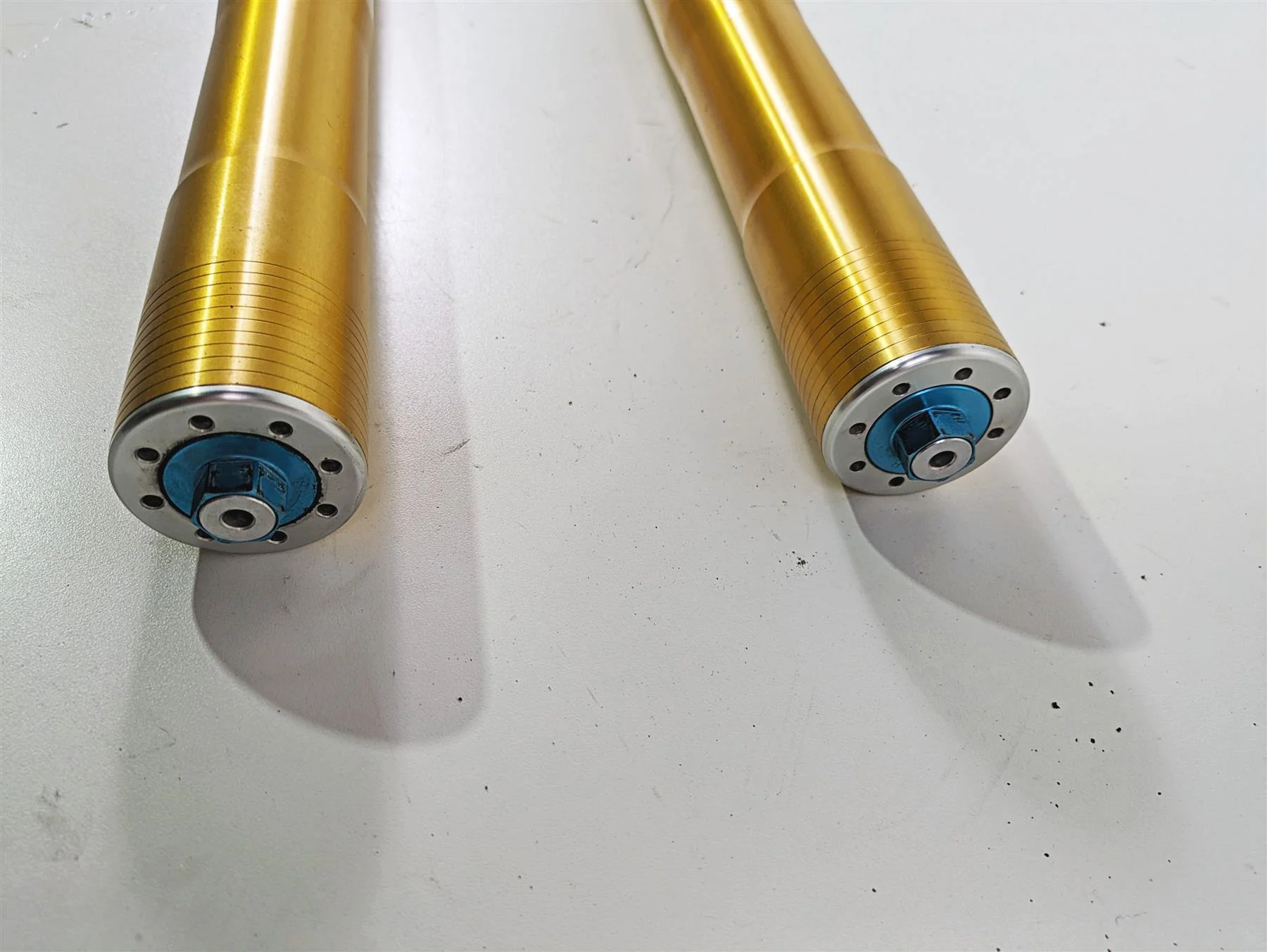 2009 Ducati Multistrada 1100 S Straight Ohlins Front Fork Let Set 34520141A - Image 6