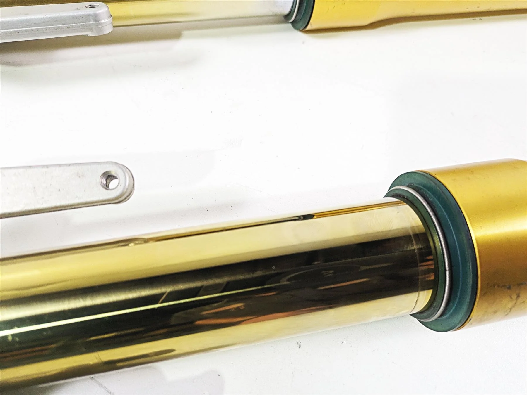 2009 Ducati Multistrada 1100 S Straight Ohlins Front Fork Let Set 34520141A - Image 8
