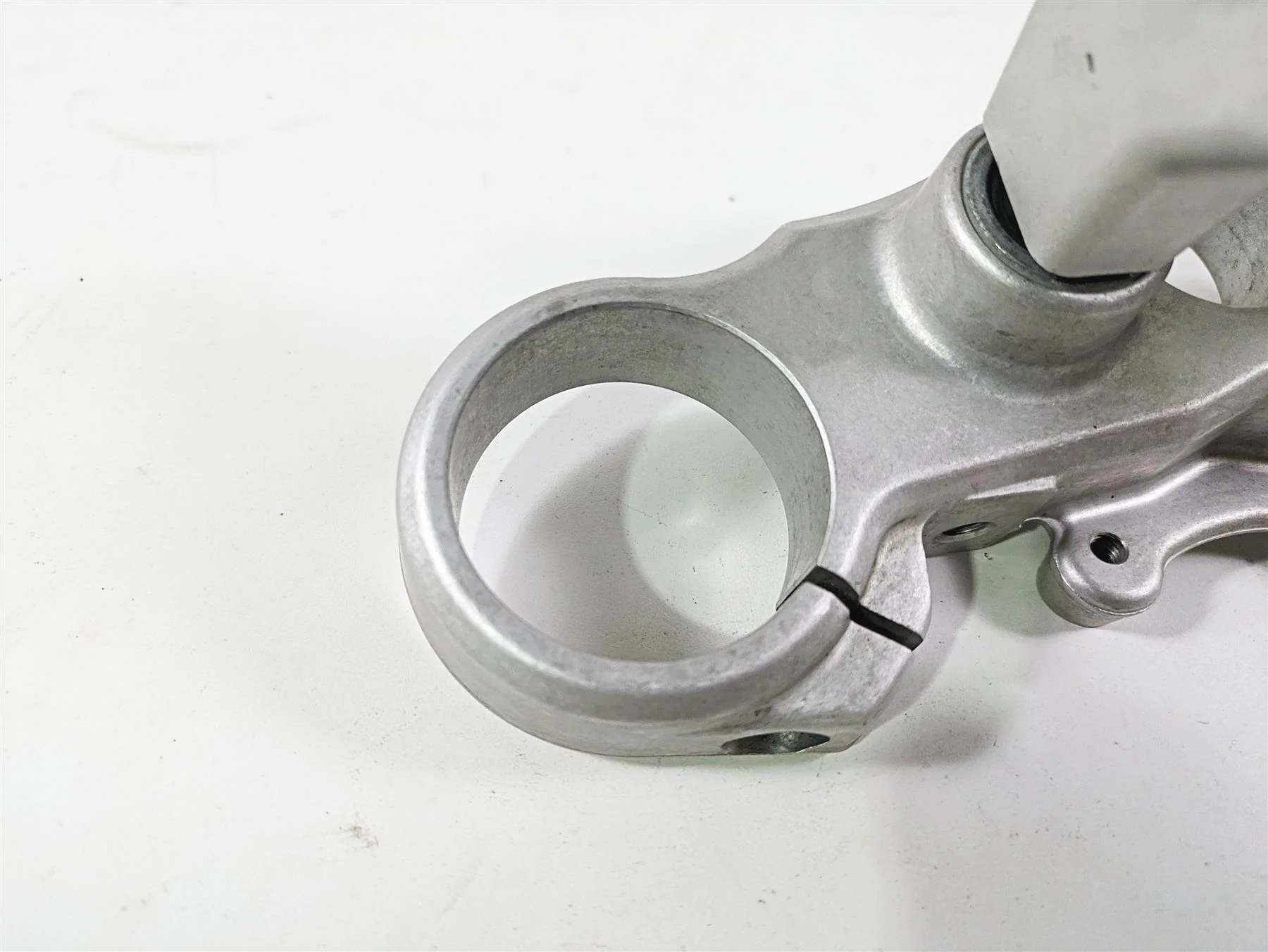 2009 Ducati Multistrada 1100 S Upper Triple Tree Steering Clamp 34110371C - Image 6