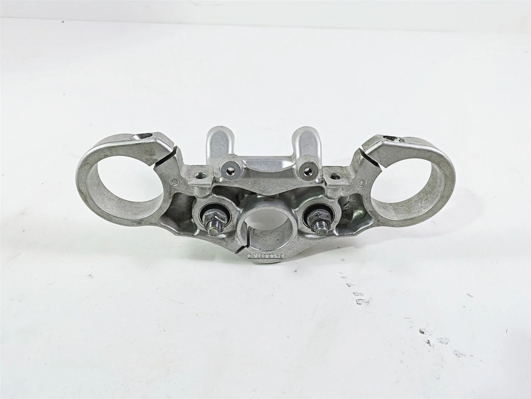 2009 Ducati Multistrada 1100 S Upper Triple Tree Steering Clamp 34110371C - Image 8