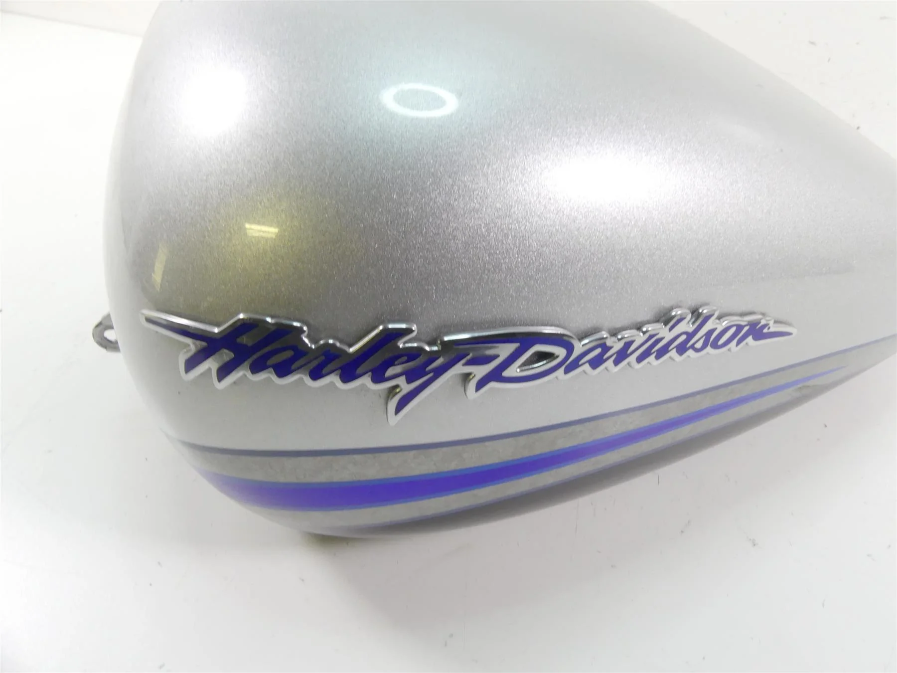 2009 Harley FLHTCU SE4 CVO E-Glide Nice Fuel Gas Tank Stardust Silver 61356-08 - Image 11