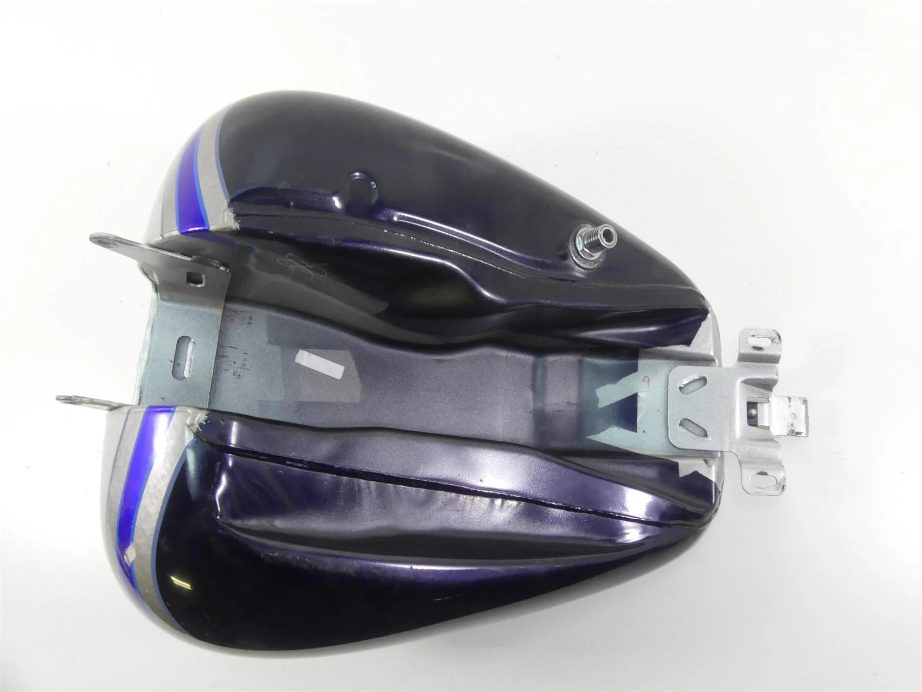 2009 Harley FLHTCU SE4 CVO E-Glide Nice Fuel Gas Tank Stardust Silver 61356-08 - Image 7
