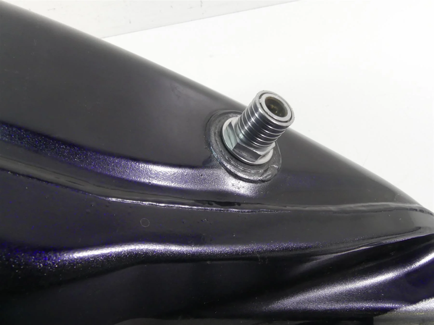 2009 Harley FLHTCU SE4 CVO E-Glide Nice Fuel Gas Tank Stardust Silver 61356-08 - Image 8
