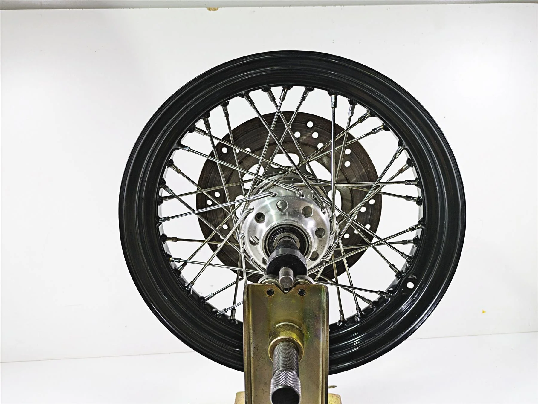 2009 Harley FLSTSB Cross Bones 16x3 Front Wheel Rim - Read 44937-08 - Image 6
