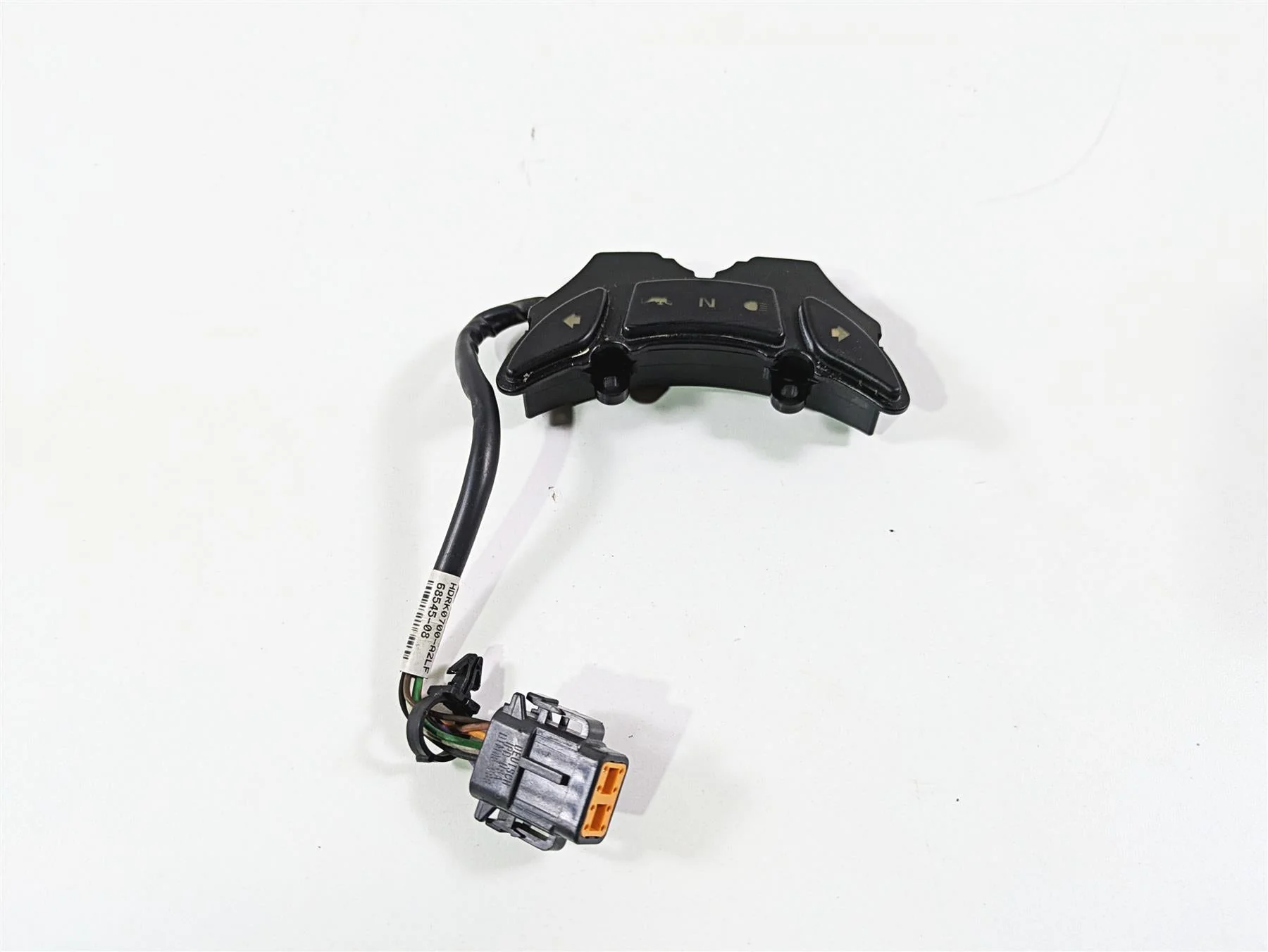2009 Harley FLSTSB Cross Bones Indicator Instrument Lights Cluster 68545-08 - Image 3