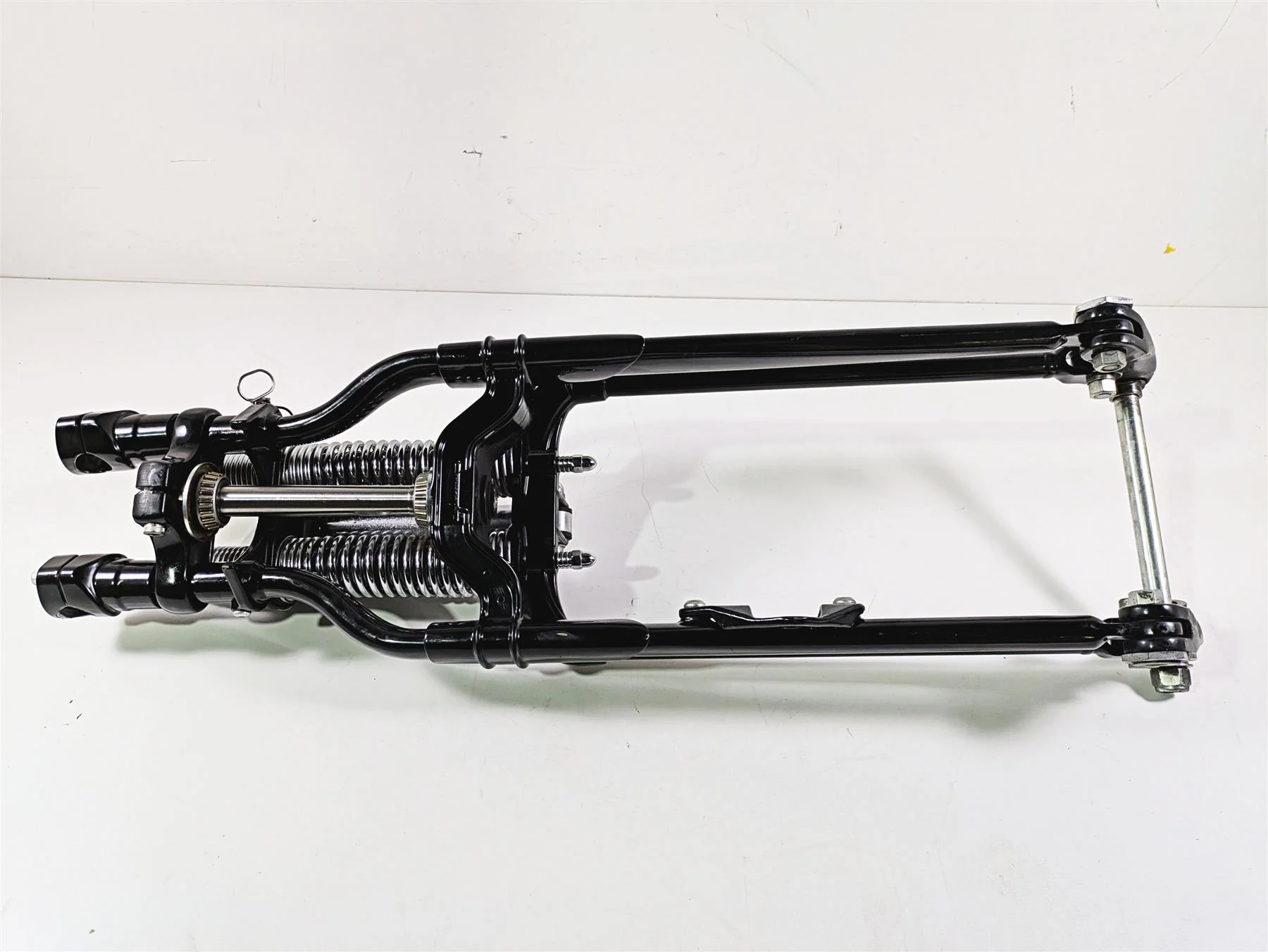2009 Harley FLSTSB Cross Bones Straight Springer Front End Fork Set 46173-05 - Image 4