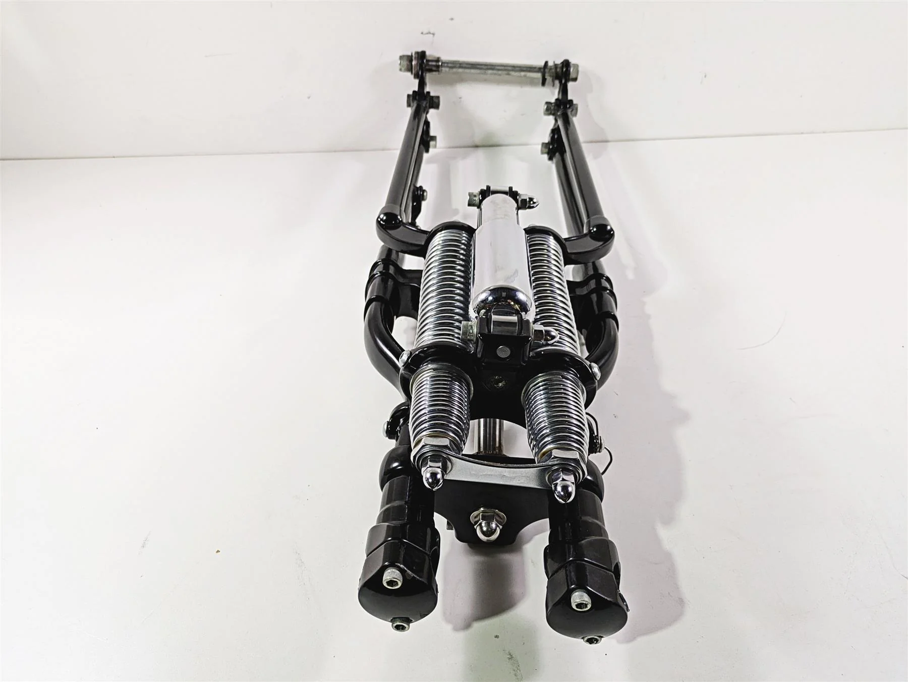 2009 Harley FLSTSB Cross Bones Straight Springer Front End Fork Set 46173-05 - Image 7